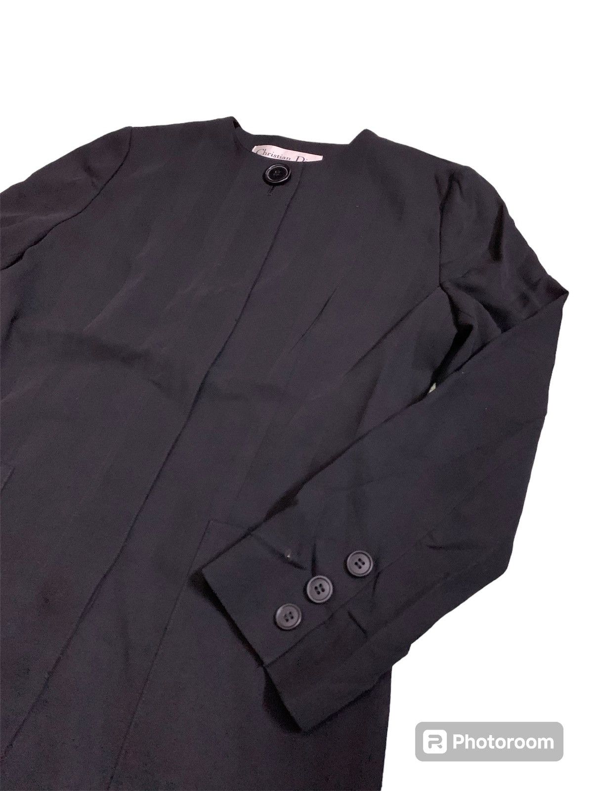Christian Dior Monsieur Vtg Christian Dior Stripe Button Jacket Size M / US 6-8 / IT 42-44 - 3 Thumbnail