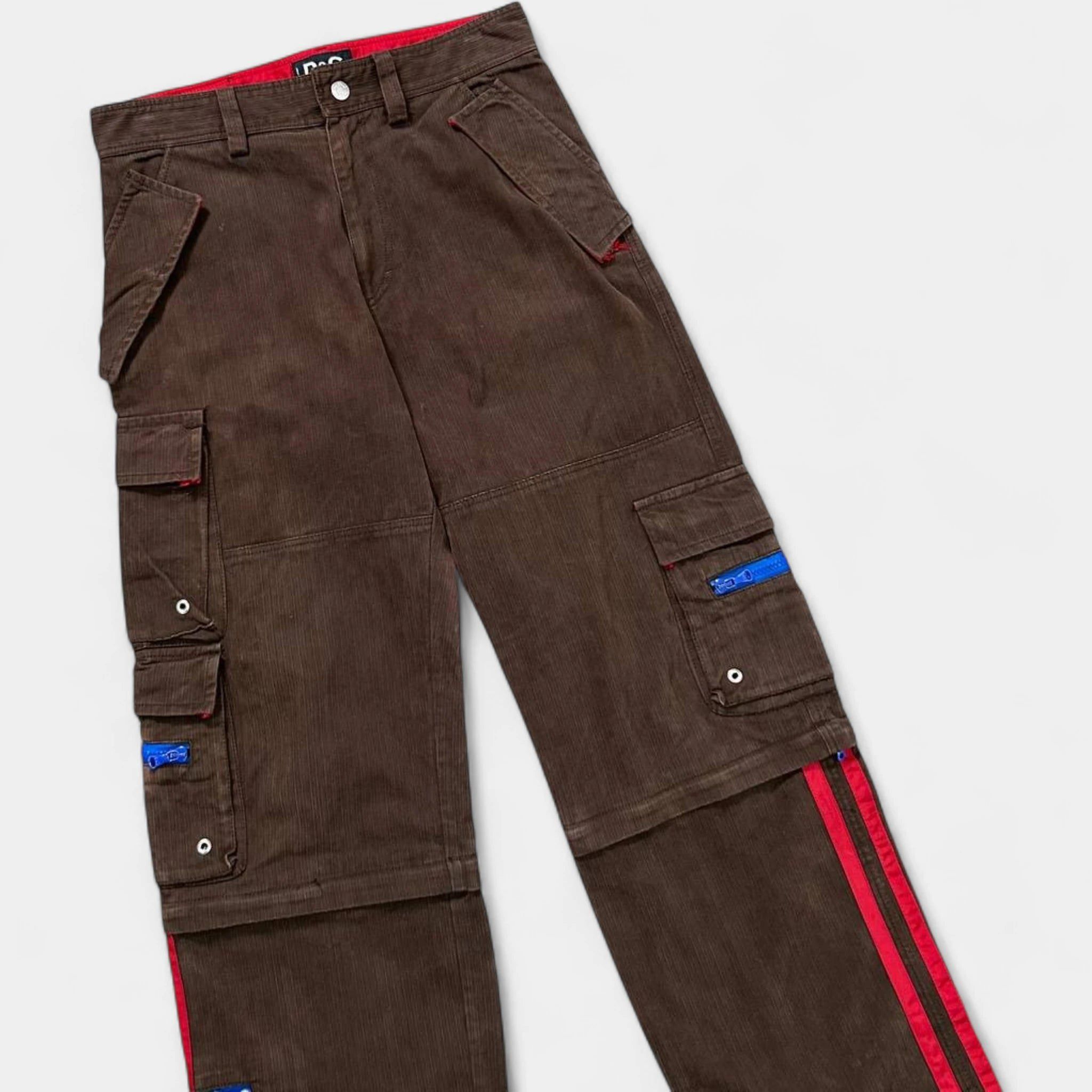 Dolce & Gabbana Dolce & Gabbana Corduroy Brown Cargo Pants Size US 30 / EU 46 - 2 Thumbnail