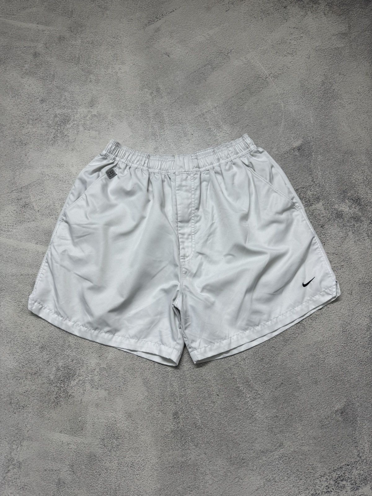 Nike Vintage Y2k Nike Swoosh Nylon Shorts Size US 34 / EU 50 - 4 Thumbnail