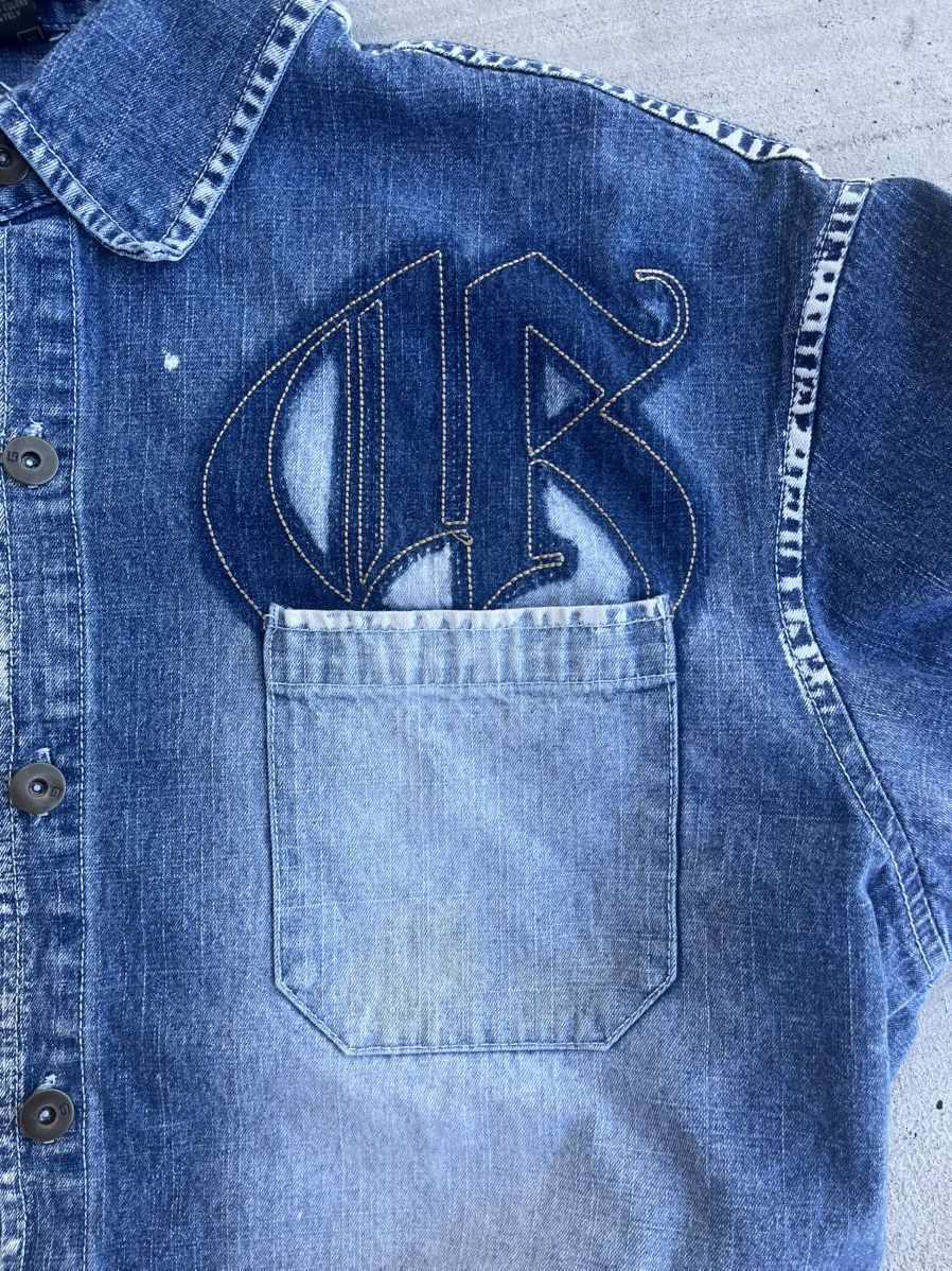 Vintage God Body Denim Technology Vintage Logo Shirt - Size L Size US L / EU 52-54 / 3 - 3 Thumbnail