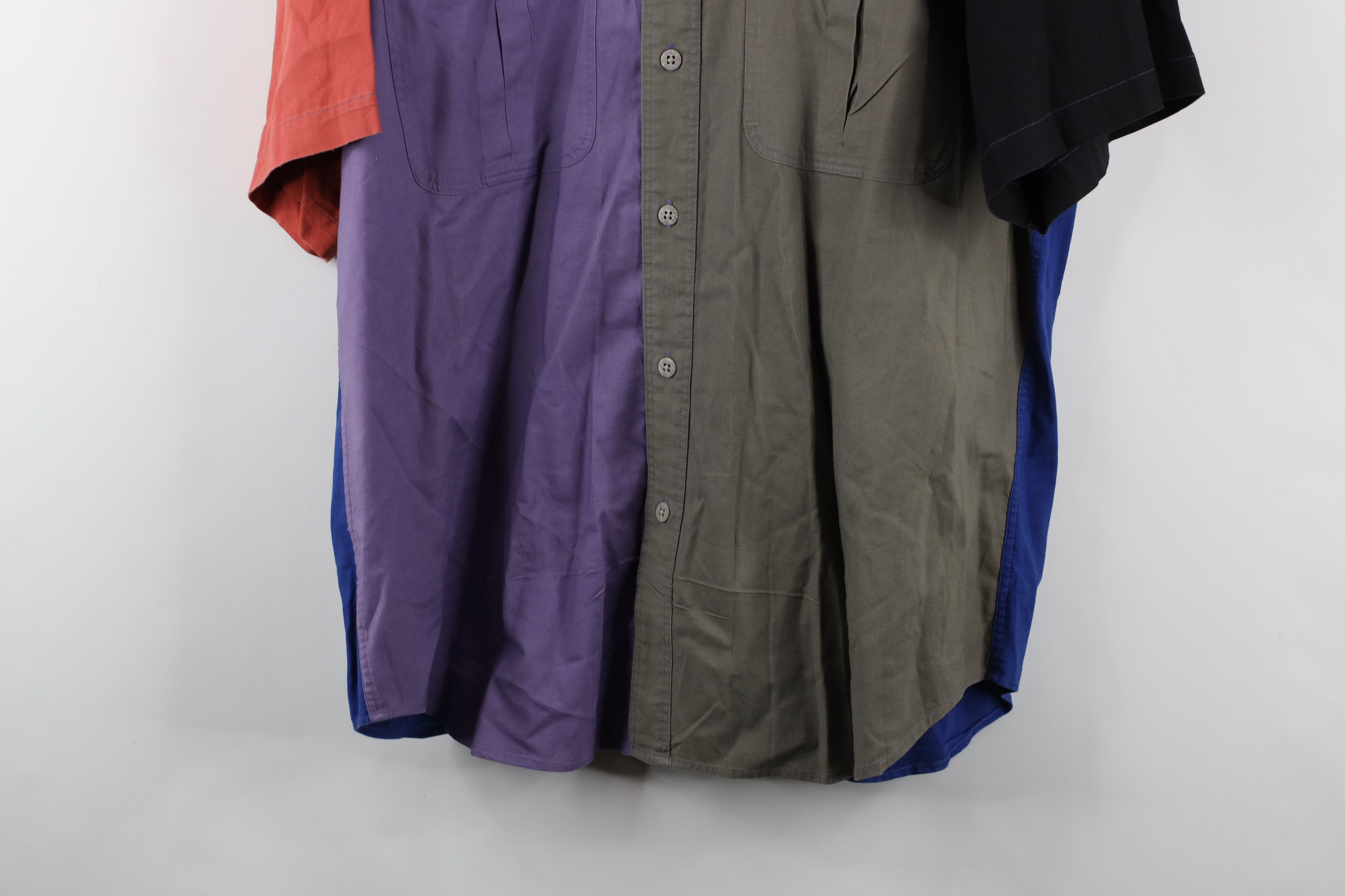 Vintage Vintage 90s Streetwear Short Sleeve Collared Button Shirt Size US L / EU 52-54 / 3 - 3 Thumbnail
