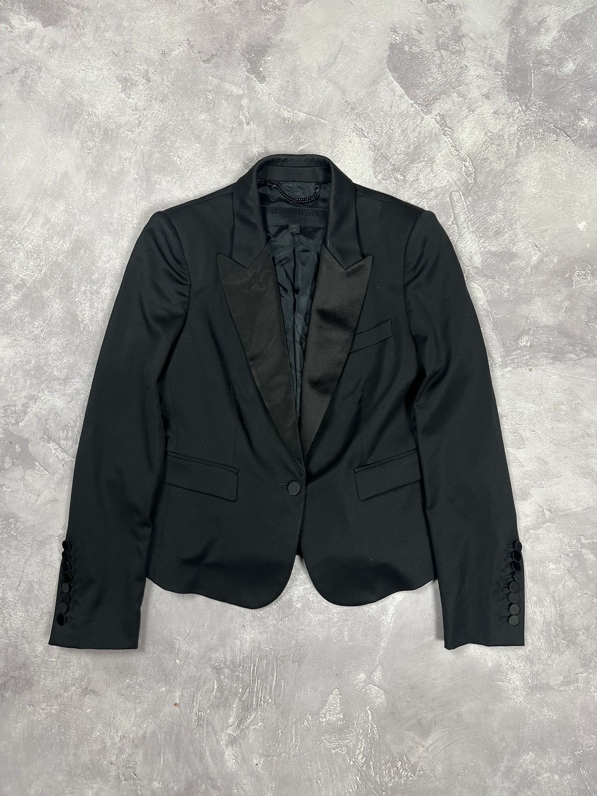 Burberry Prorsum Burberry Prorsum Wool Blazer Black One Button Jacket Size M / US 6-8 / IT 42-44 - 1 Thumbnail