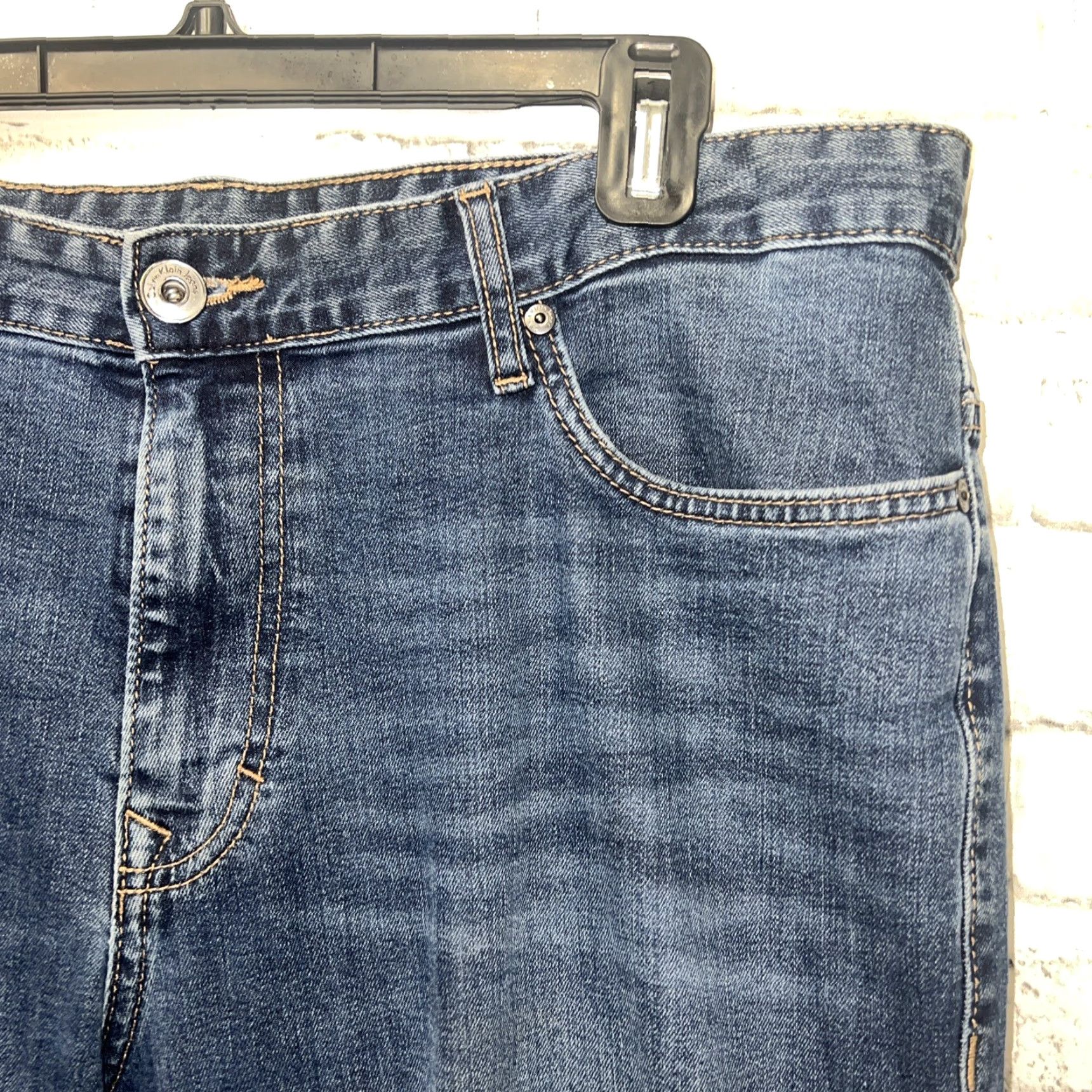 Calvin Klein VINTAGE Calvin Klein Jeans Mens Straight Blue Jeans Size 36x32**user ахәыҷ<|enduserԥхьаӡара Size US 36 / EU 52 - 2 Thumbnail