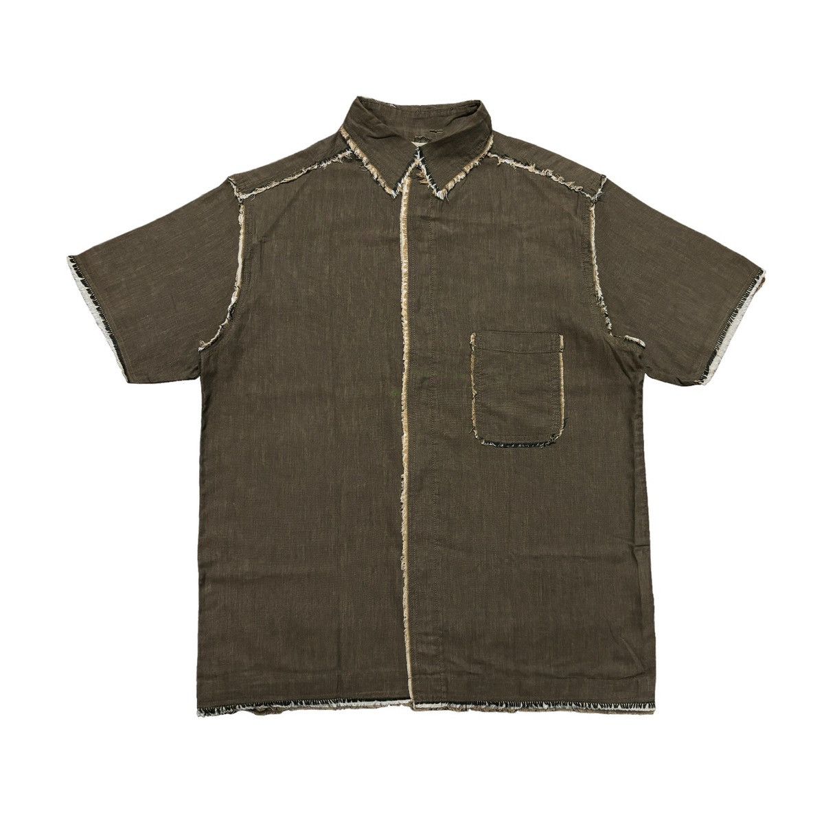 Other 90s SABOTAGE Frayed Distressed Button-up Size US M / EU 48-50 / 2 - 1 Thumbnail