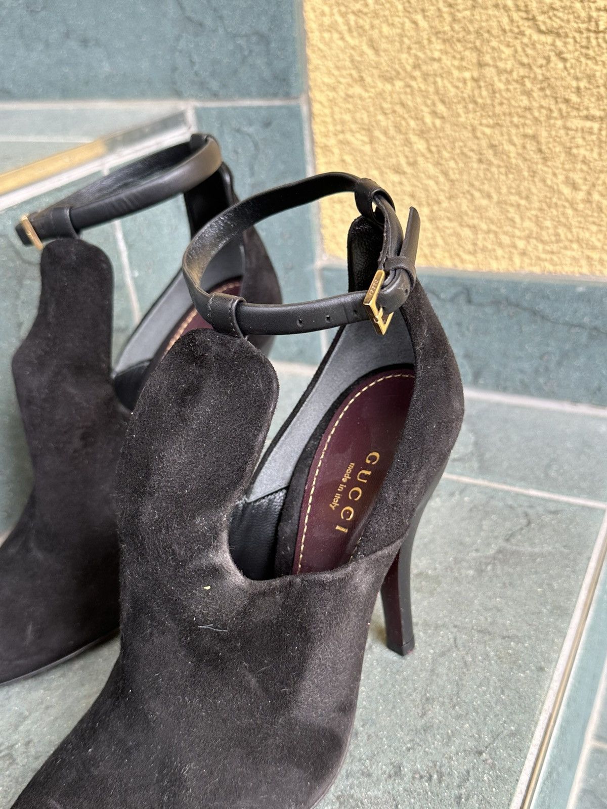 Gucci Gucci Heels Pumps Black Vintage Rare Luxury Shoes 36 US-5,5 Size US 5.5 / IT 35.5 - 8 Thumbnail