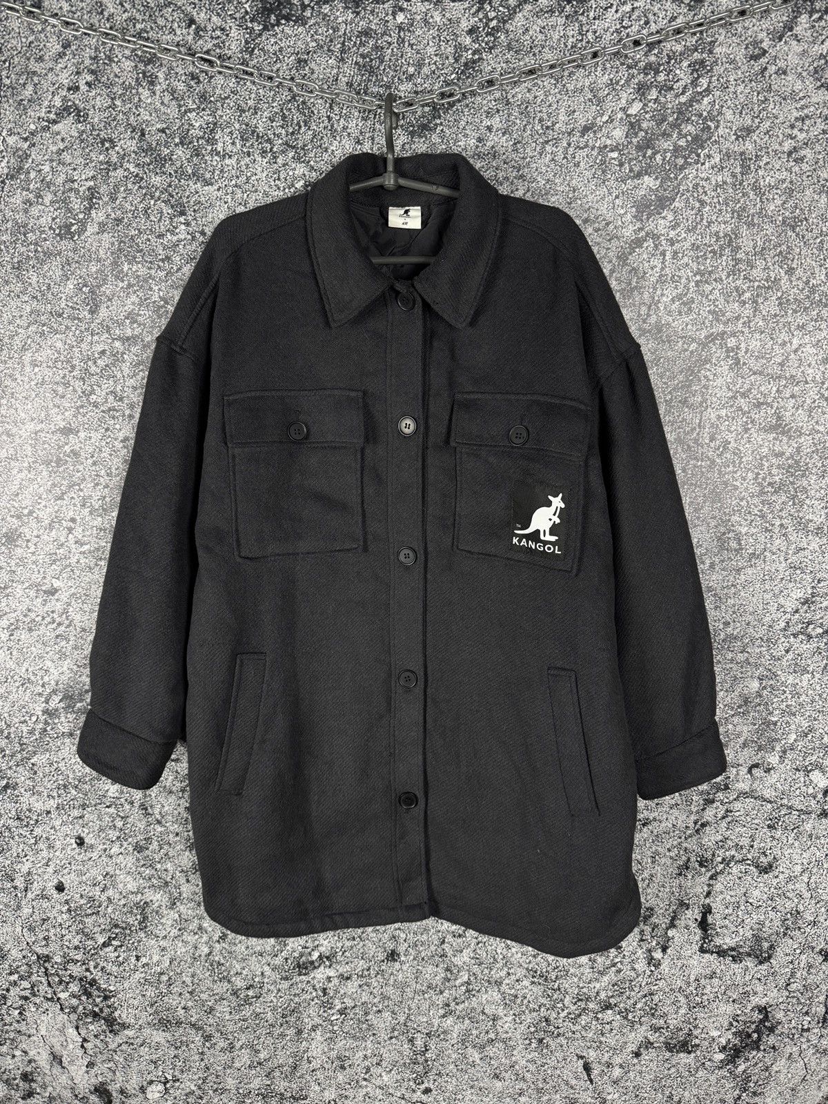 Kangol Men’s H&M x Kangol Overshirt Jacket Coat Streetwear Size M Size US M / EU 48-50 / 2 - 1 Thumbnail