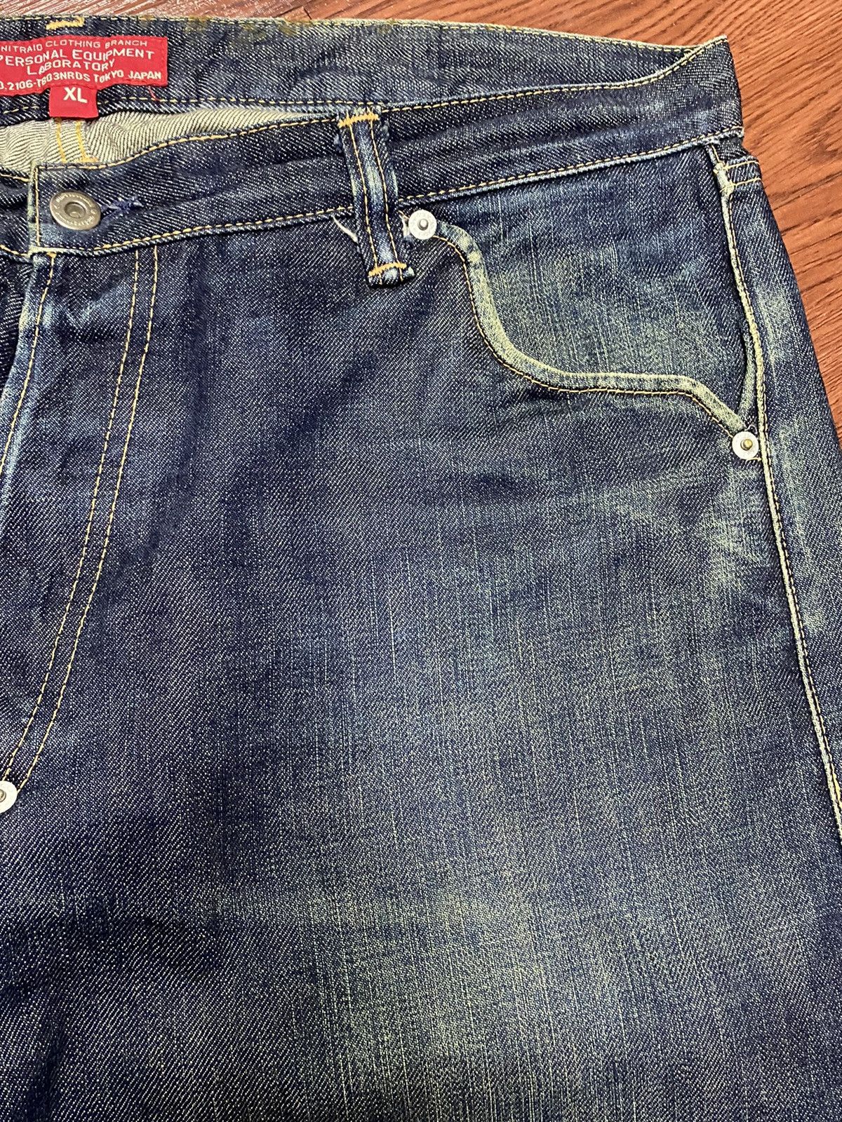 Nitraid Vintage Nitraid Underground Black Denim Selvedge Jeans Size US 37 - 8 Thumbnail