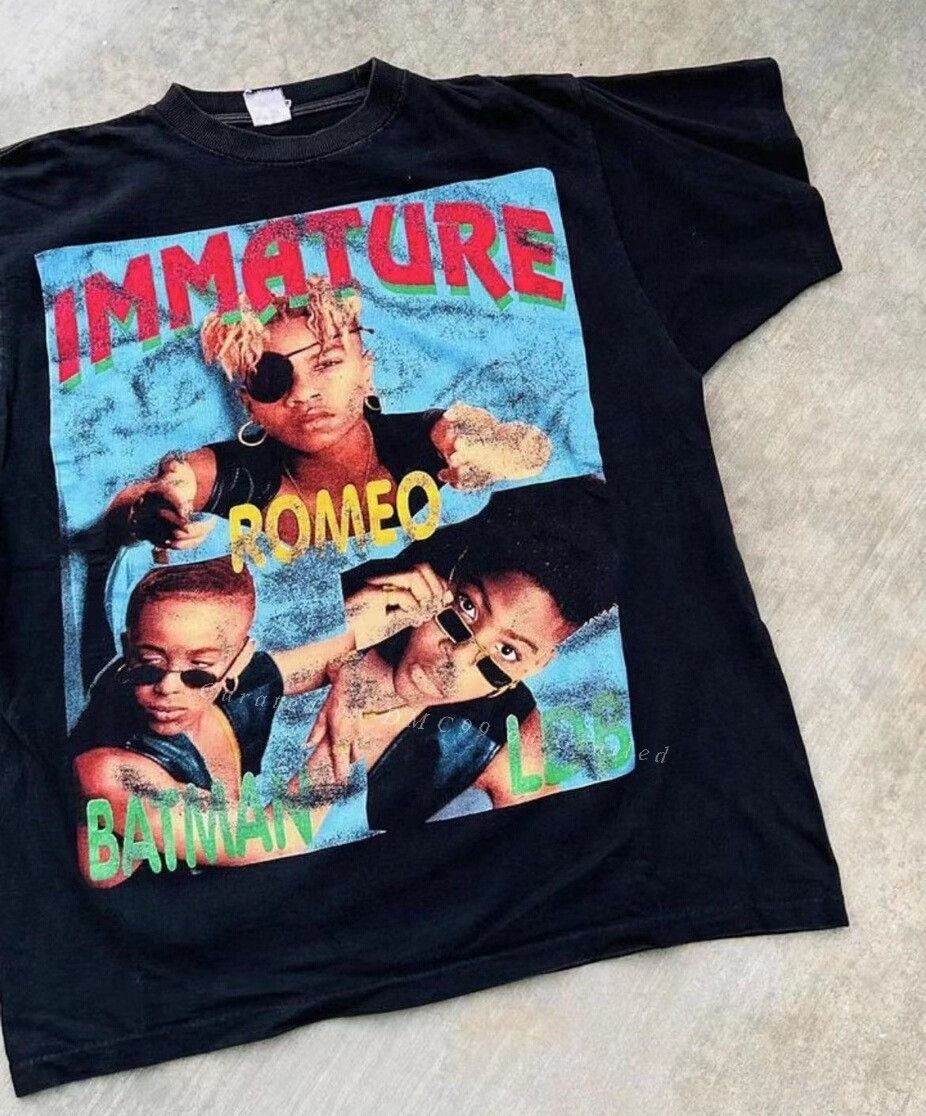 Other Vintage 90s IMMATURE Rap Group Tee Size US M / EU 48-50 / 2 - 1 Thumbnail