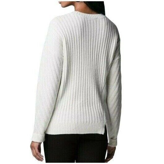 Other ❤️Knit Sweater Asymmetrical-Hem Sz L Womens Cream with Littl Size L / US 10 / IT 46 - 2 Thumbnail