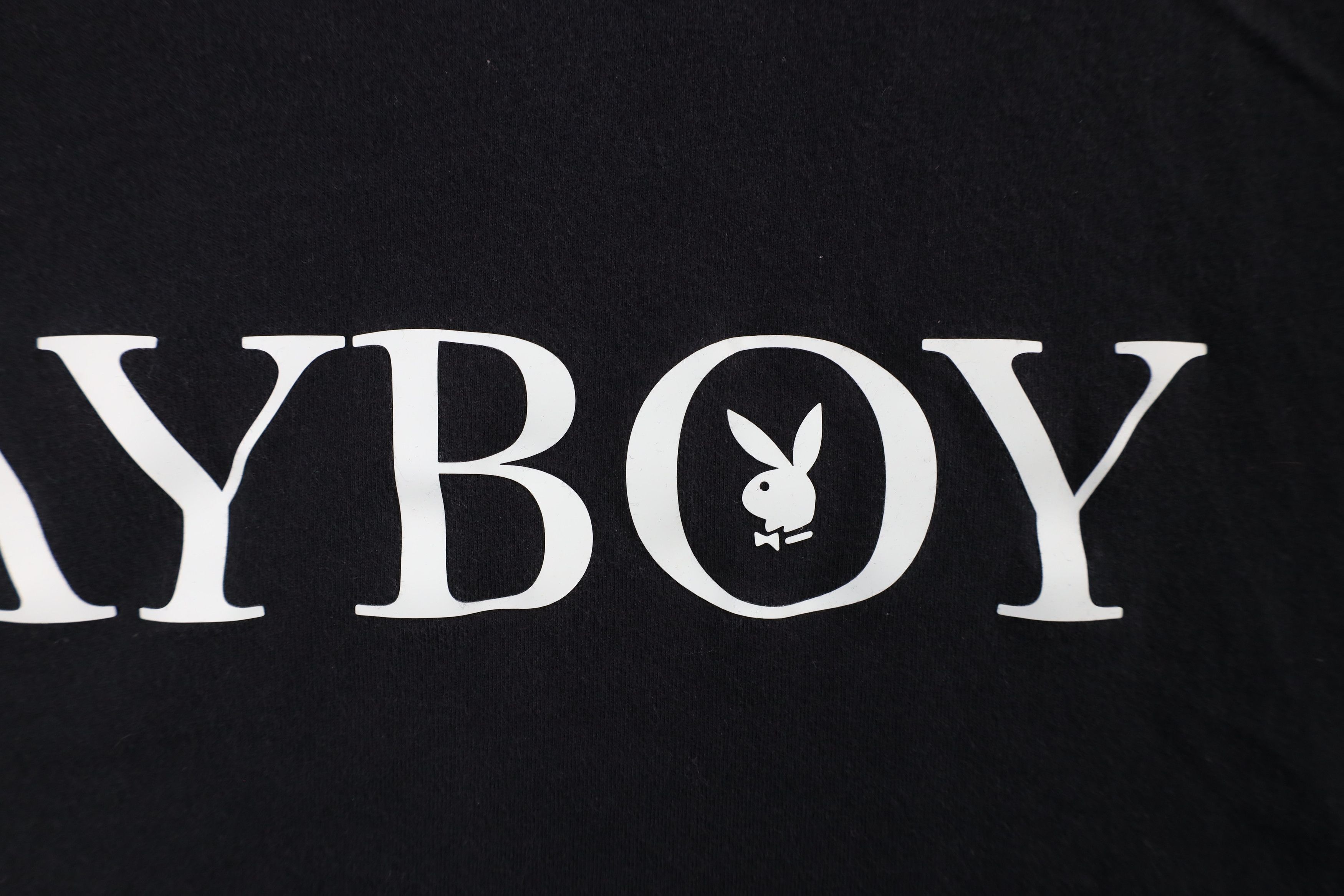 Playboy × Vintage Vintage Playboy Spell Out Bunny Short Sleeve T-Shirt Black Size US XL / EU 56 / 4 - 5 Thumbnail