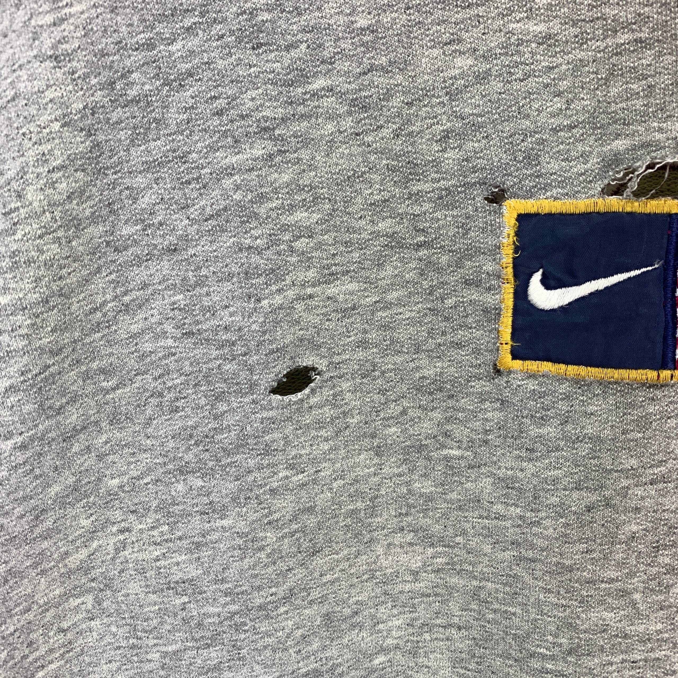 Nike 90s Vintage Thrashed NIKE Crew Neck Sweatshirt #2612/Z Size US XL / EU 56 / 4 - 4 Thumbnail