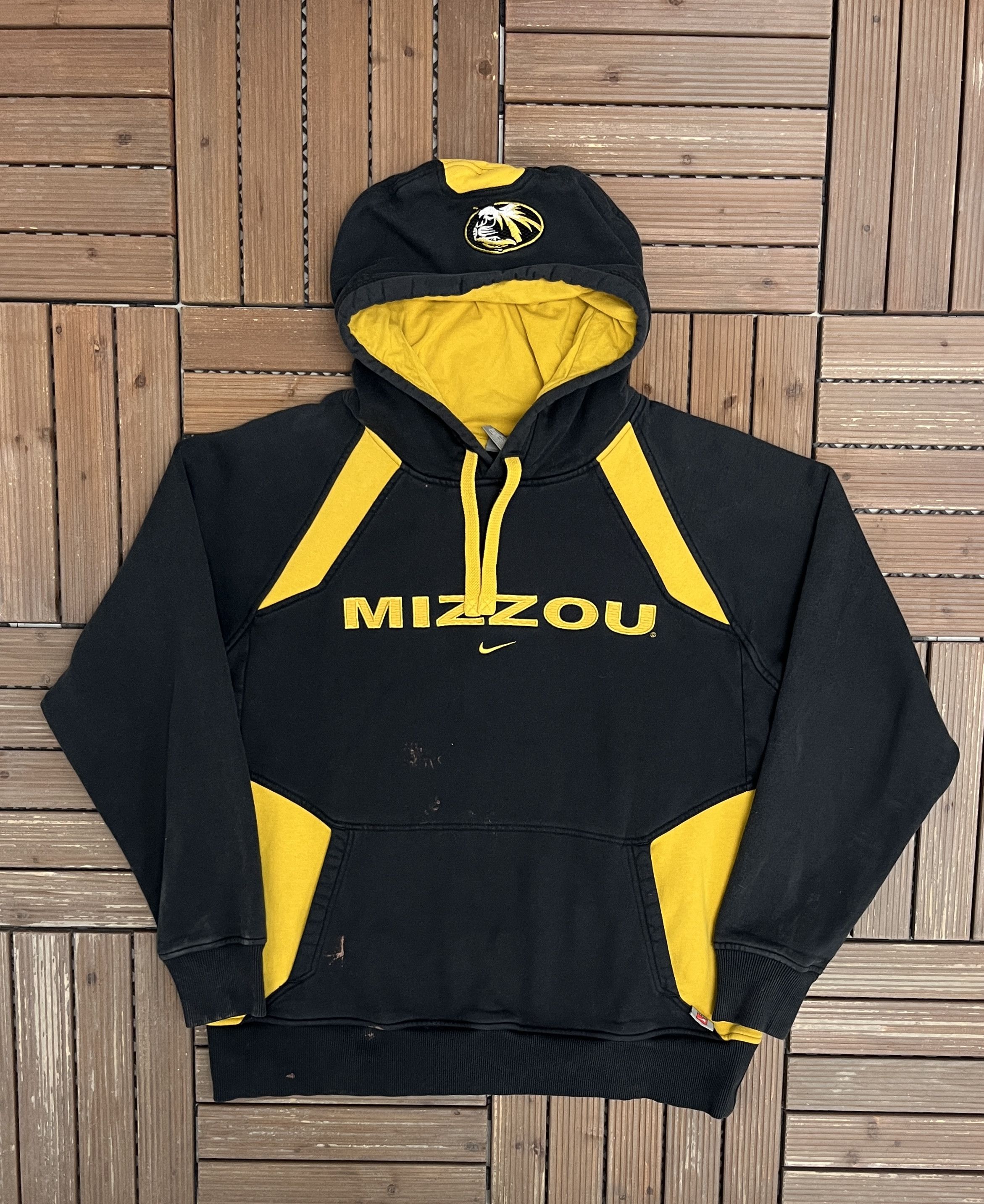 Nike Vintage Mizzou Tigers Vintage Nike Black Hoodie Sweater Grailed