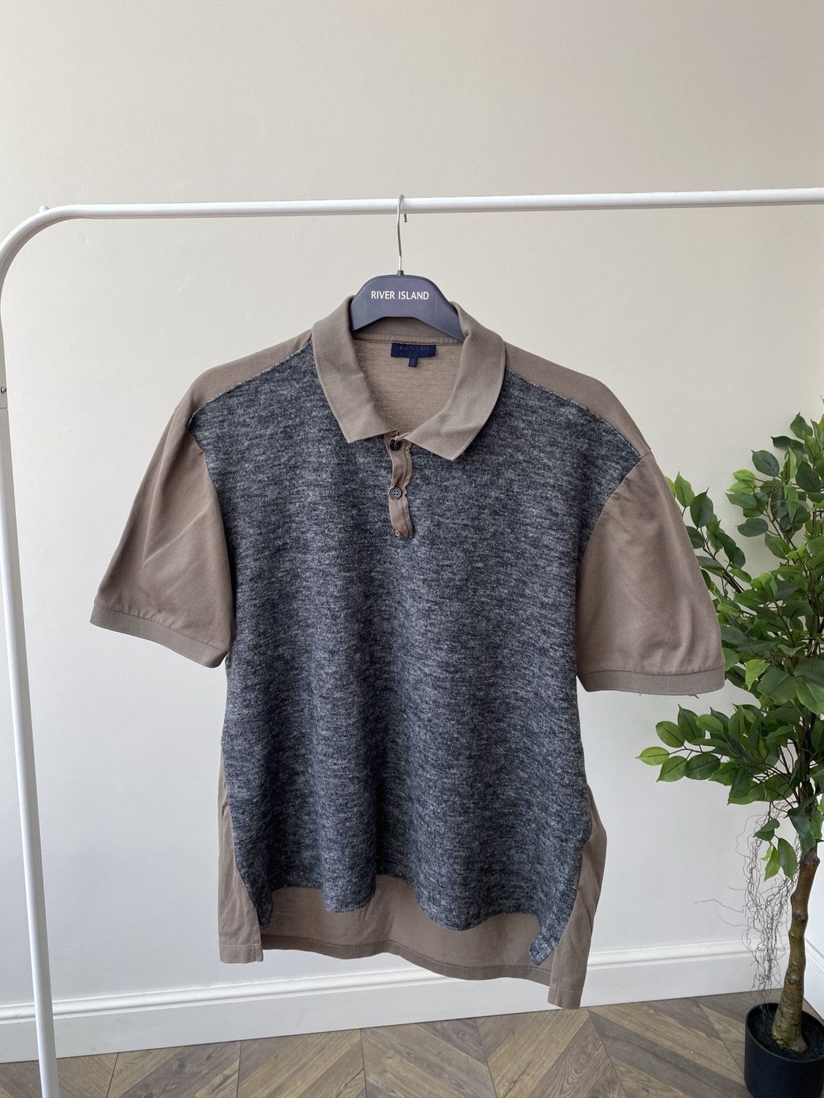 Designer × Lanvin × Vintage Vintage Lanvin Luxury Polo T-Shirt Size US L / EU 52-54 / 3 - 4 Thumbnail