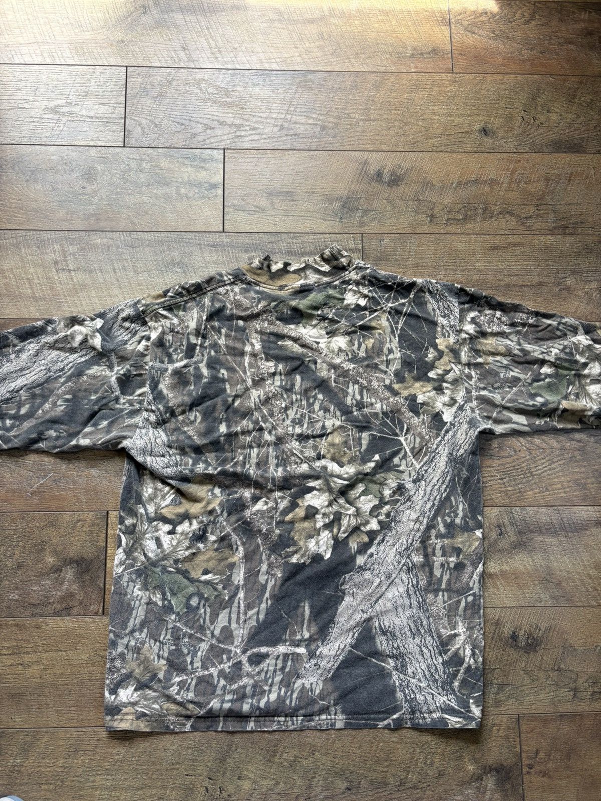 Jerzees Vintage 90s Jerzeez Camo Turtleneck Long Sleeve Shirt XL Size US L / EU 52-54 / 3 - 3 Thumbnail