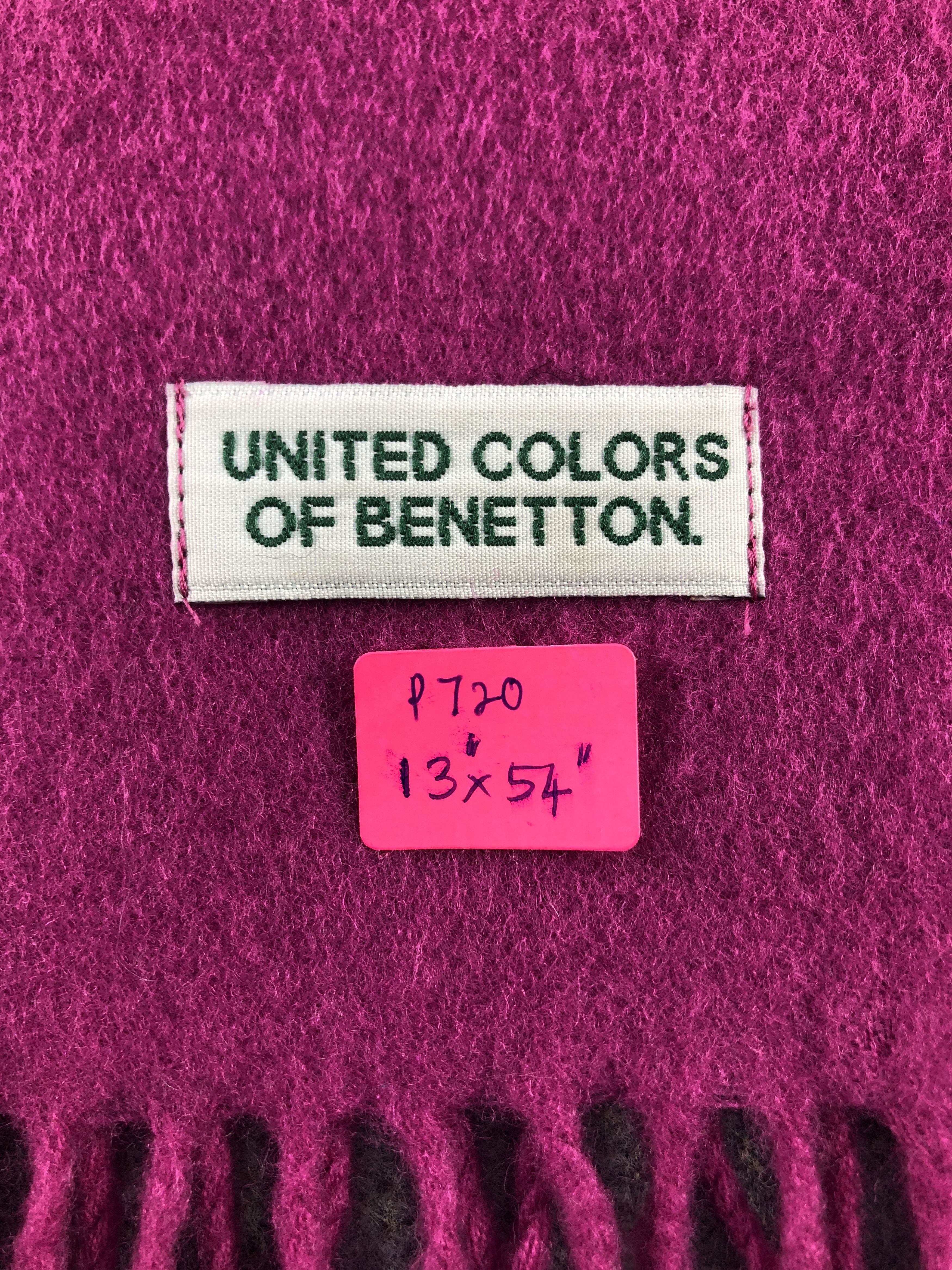 United Colors Of Benetton United Colors Of Benetton Scarf / Muffler / Neckwear P720 Size ONE SIZE - 4 Thumbnail
