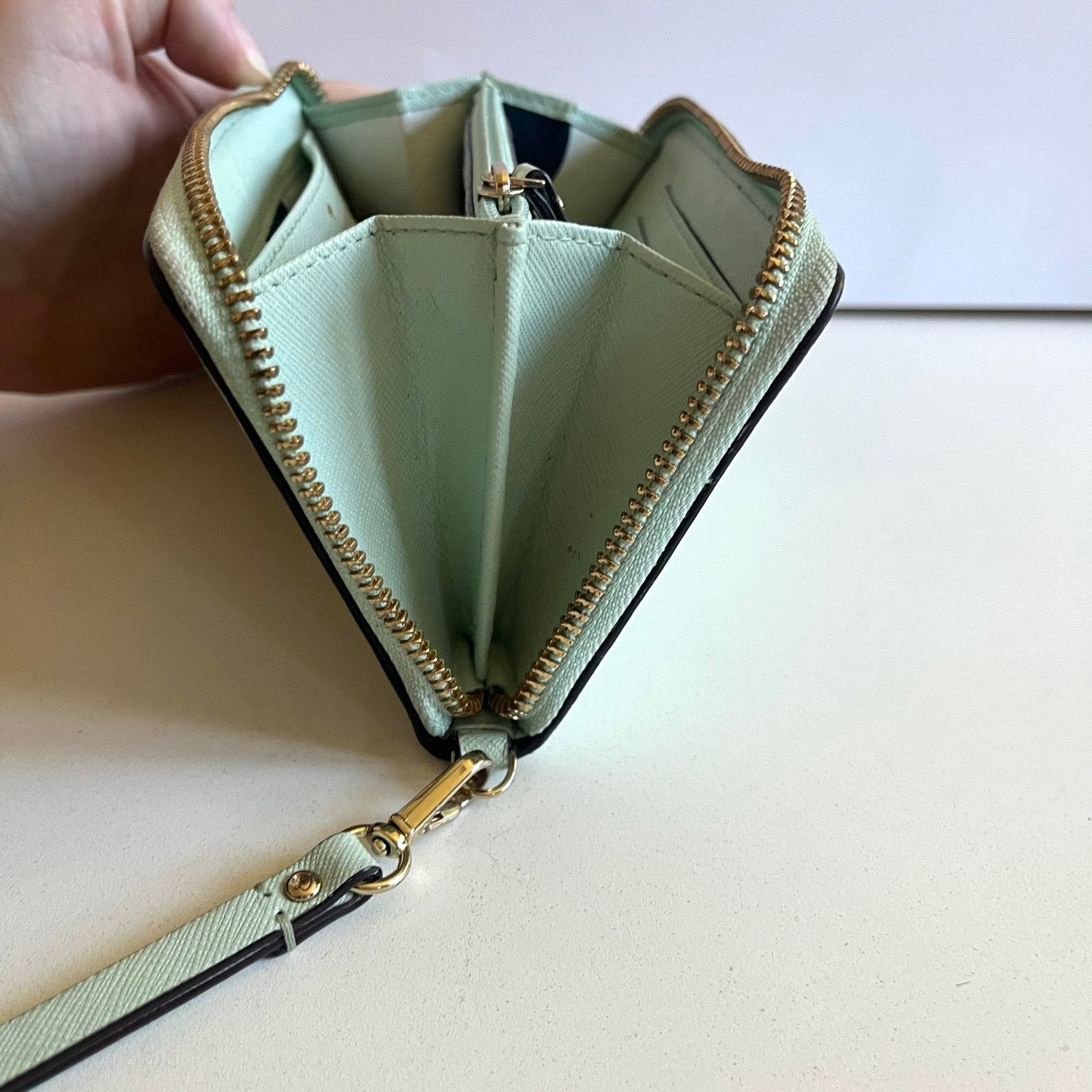 Kate Spade KATE SPADE Wristlet Wallet, Mint Green Size ONE SIZE - 5 Thumbnail