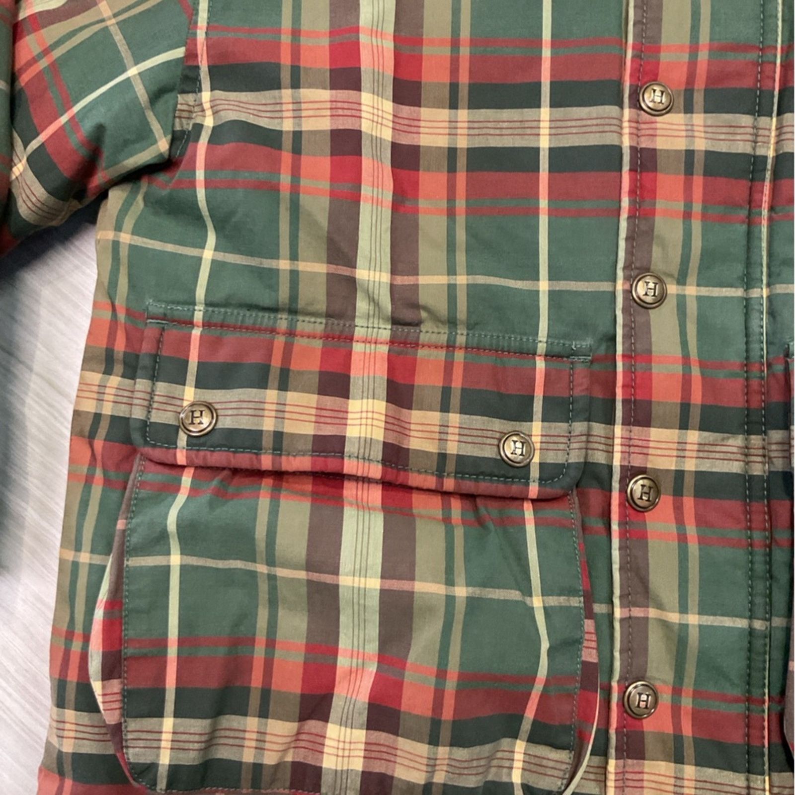Tommy Hilfiger Tommy Hilfiger Plaid Kids Small Jacket Size US S / EU 44-46 / 1 - 4 Thumbnail