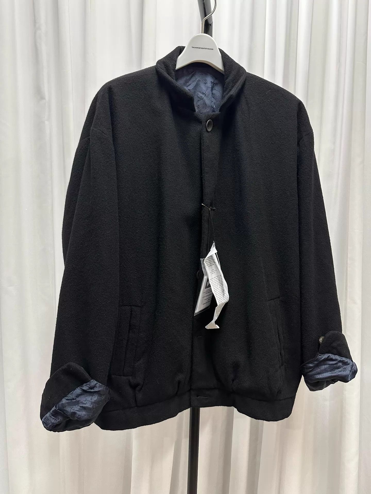 Geoffrey B. Small GBS Biella Cashmere Jacket Hand-Dyed Silk-Lined S Size US S / EU 44-46 / 1 - 7 Thumbnail