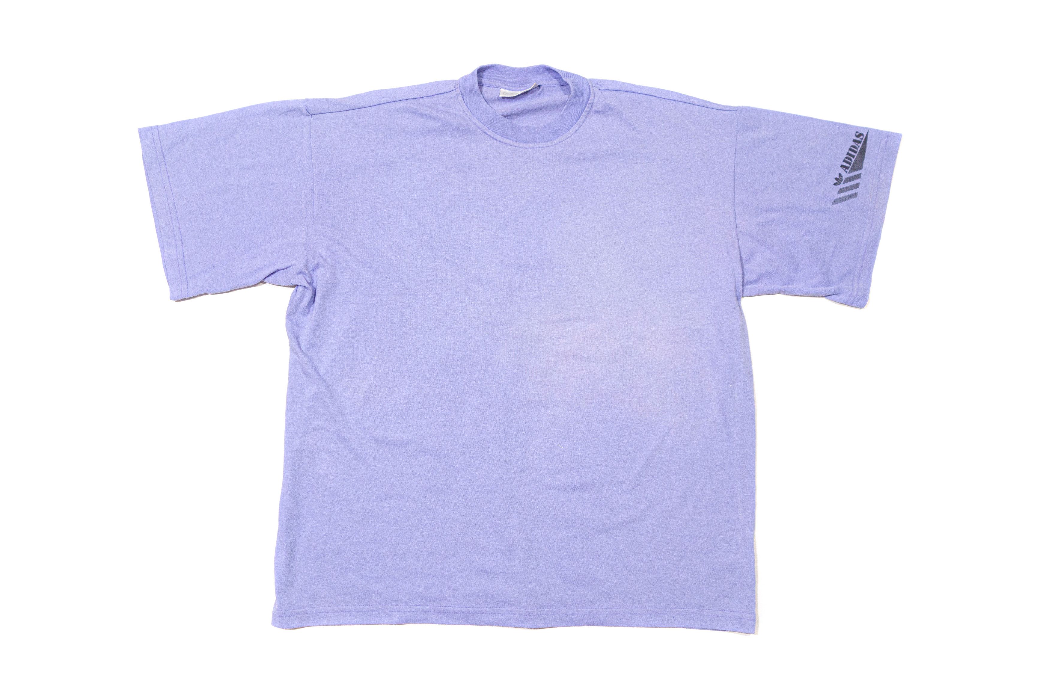 Adidas 90S Logo Faded T-Shirt Size US L / EU 52-54 / 3 - 1 Thumbnail