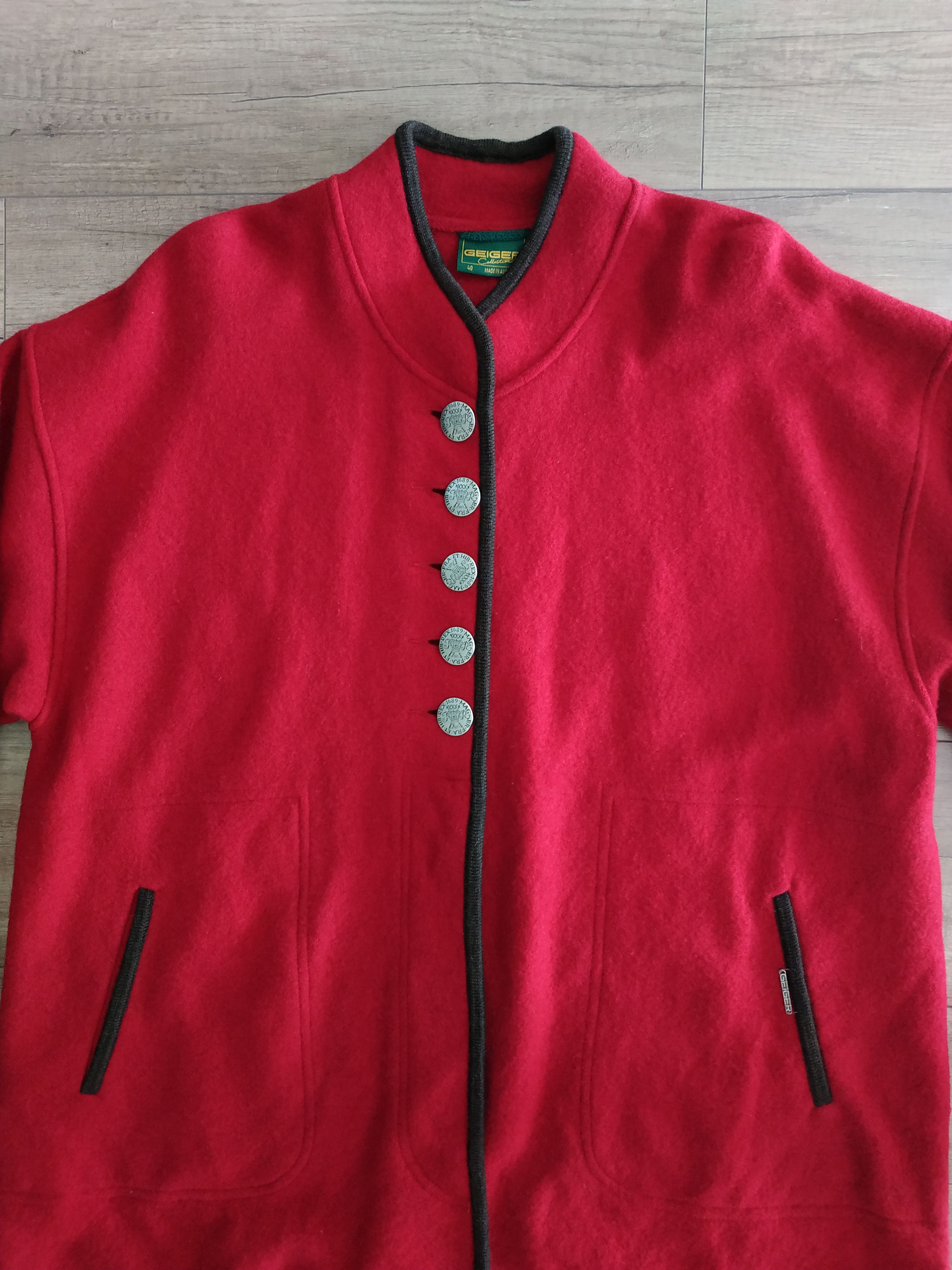 Other Geiger Tyrol Women's 100% Wool Coat/Jacket, s. 40 ( L / XL) Size XL / US 12-14 / IT 48-50 - 4 Thumbnail