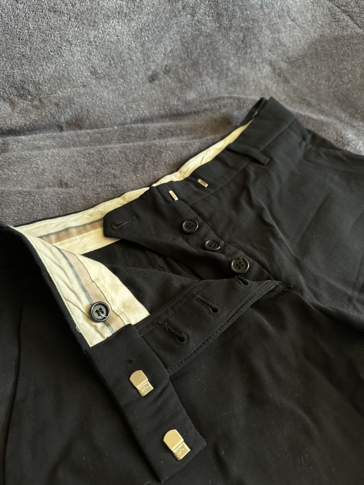 Helmut Lang Vintage 2000s Helmut Lang Straight Wool Suit Pants Size 30" / US 8 / IT 44 - 6 Thumbnail