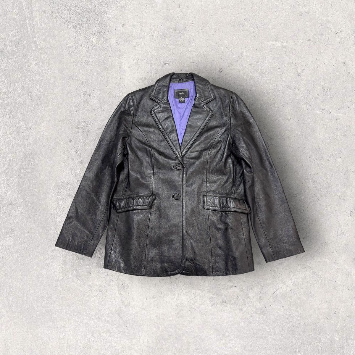 Mossimo × Vintage Vintage Mossimo leather jacket Size M / US 6-8 / IT 42-44 - 1 Thumbnail