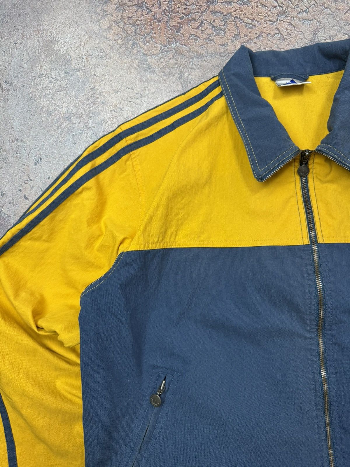 Adidas Vintage Adidas Denim Yellow/black Avantgarde Overshirt Size US L / EU 52-54 / 3 - 5 Thumbnail