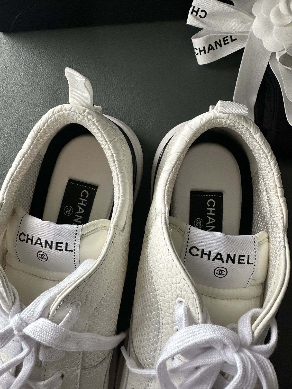 Chanel Super Rare Limited Edition Chanel Logo Men’s Sneaker Size US 11 / EU 44 - 13 Thumbnail