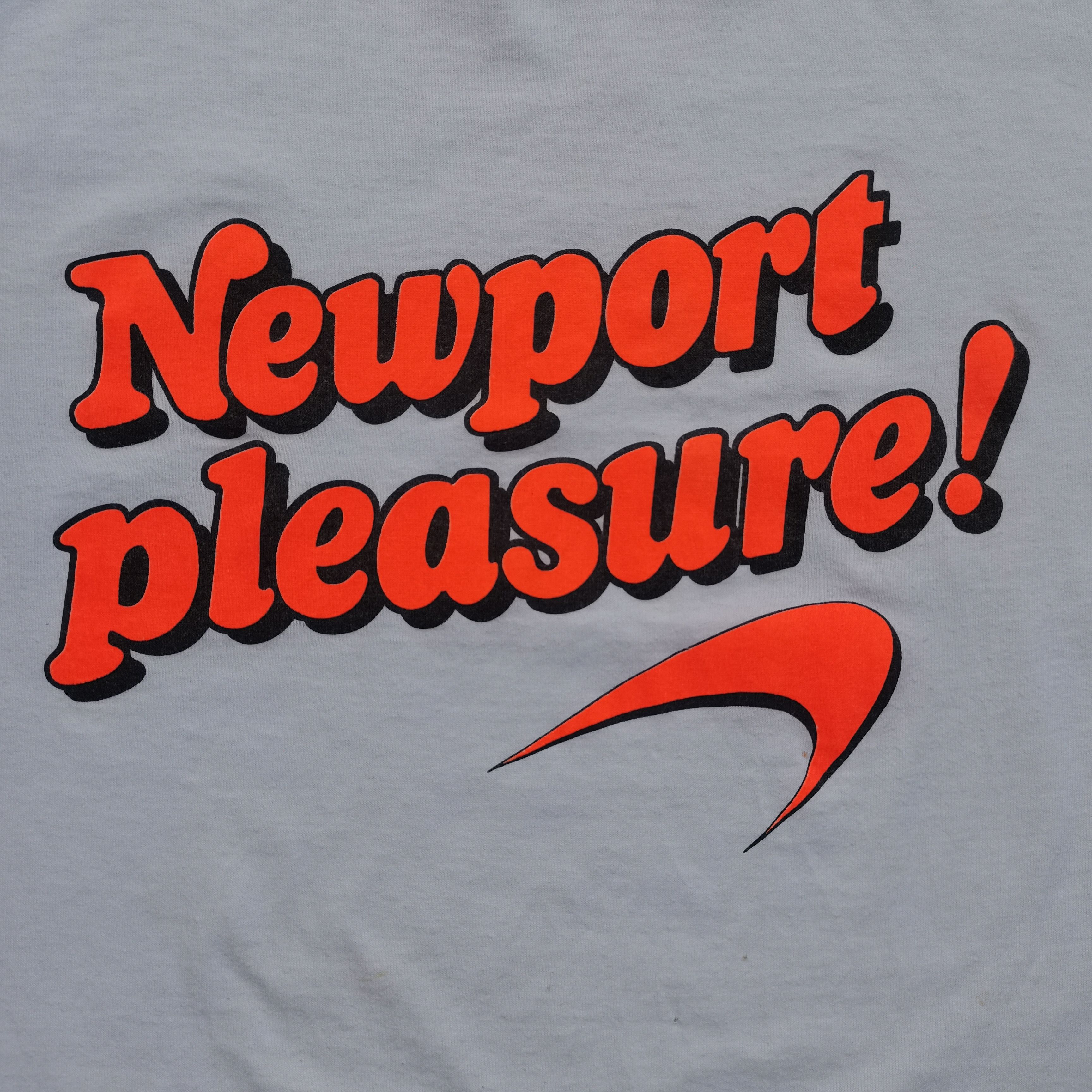 Fruit Of The Loom Truelly Vintage 90s Newport Pleasure White Tshirt Size L Size US L / EU 52-54 / 3 - 2 Thumbnail