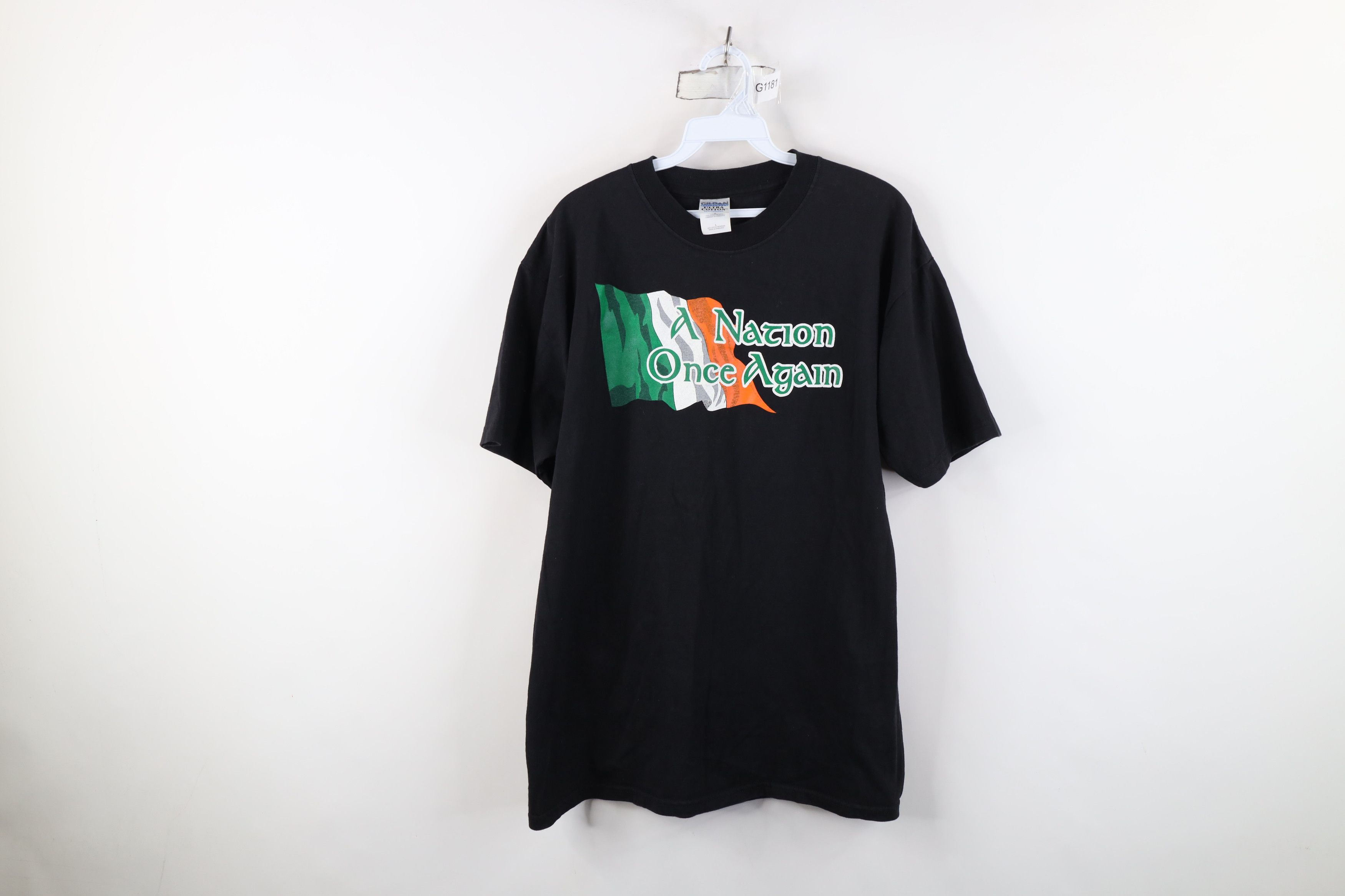 Vintage Vintage The Dubliners A Nation Once Again Band T-Shirt Black Size US L / EU 52-54 / 3 - 1 Thumbnail