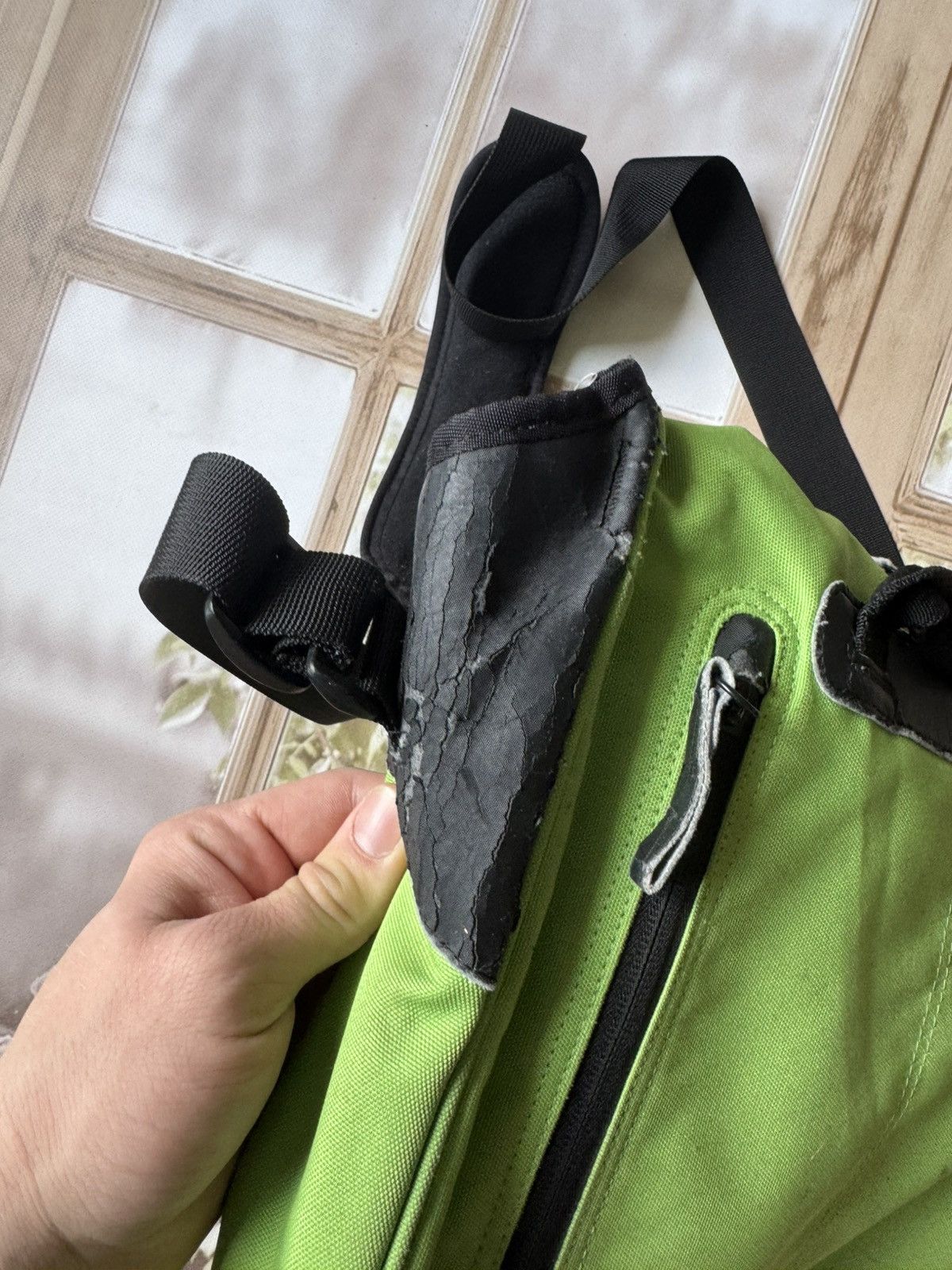 Nike Vintage Nike "I ❤️ AIR" Messenger Bag - Neon Green Size ONE SIZE - 7 Thumbnail