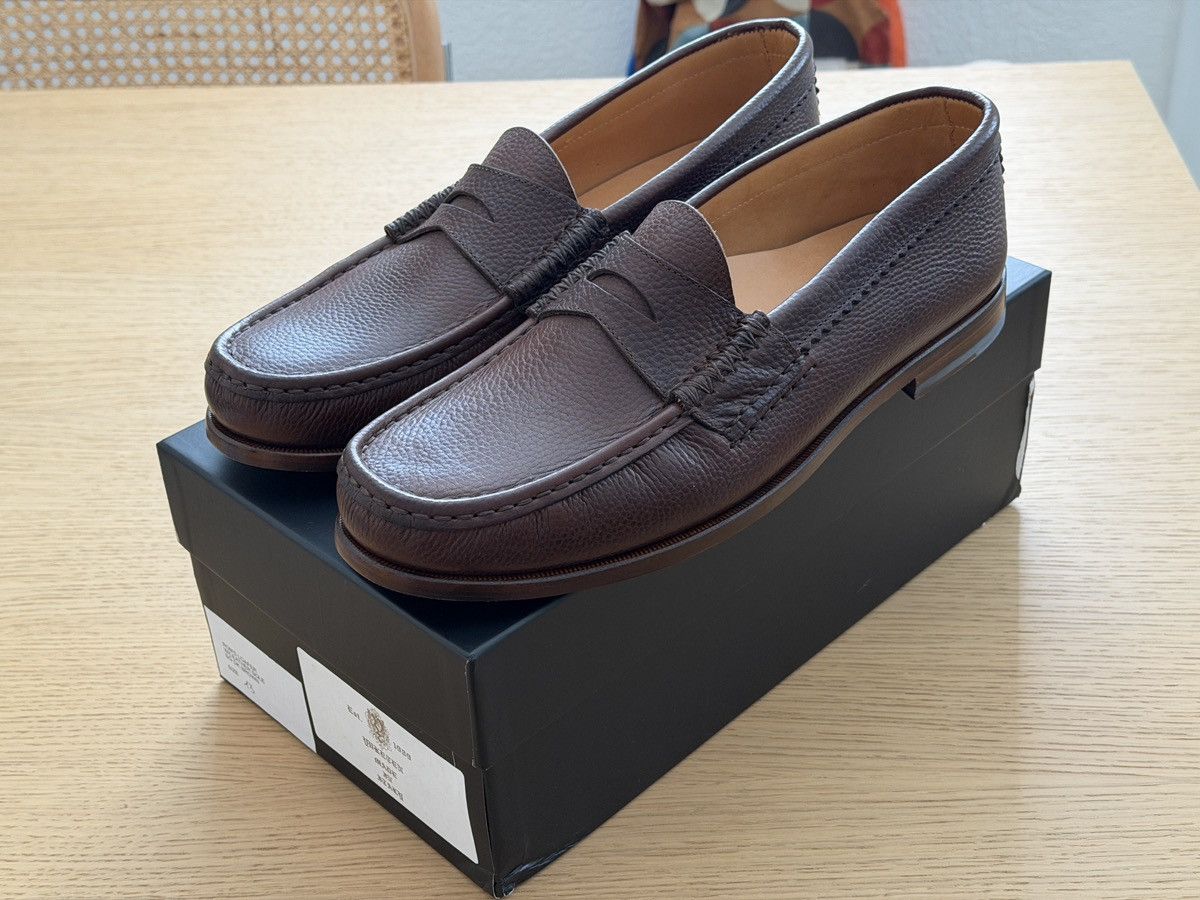 Yuketen Yuketen Rob’s Loafer w/ Leather sole, Dark Brown Size US 13 / EU 46 - 1 Thumbnail