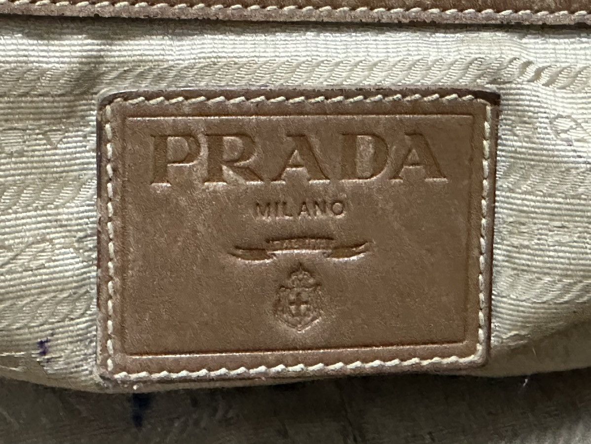 Prada Vintage Prada Canapa Jacquard Shoulder Bag Size ONE SIZE - 16 Thumbnail