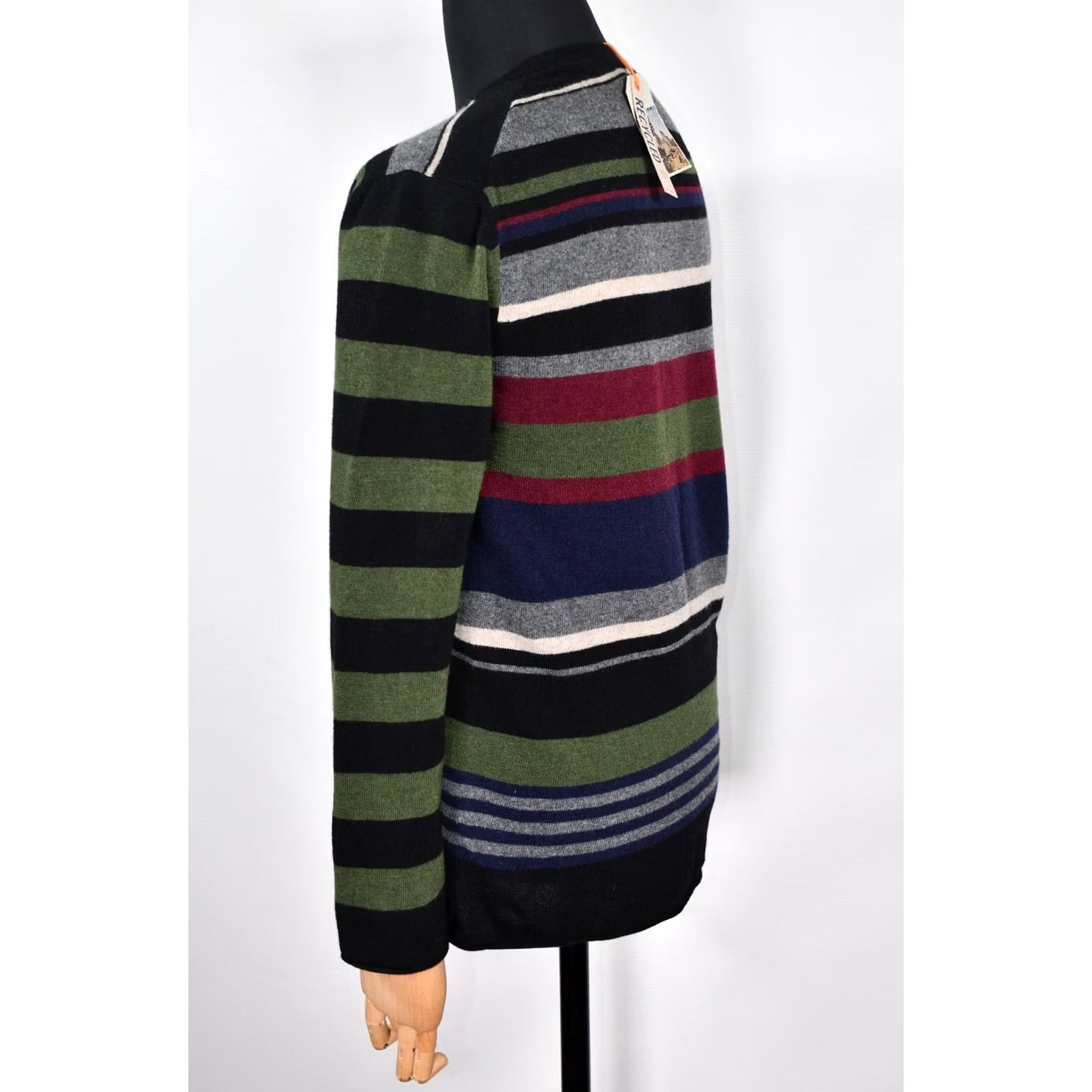 Nudie Jeans Nudie Jeans Pullover Sweater Striped Wool Men's Size S Knit Crew Neck Casual Multicolor Winter Spring Size US S / EU 44-46 / 1 - 5 Thumbnail