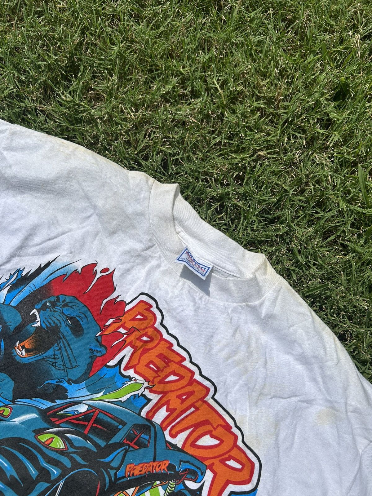 Vintage Rare Vintage Predator Monster Truck T Shirt 1990 Size US XL / EU 56 / 4 - 8 Thumbnail