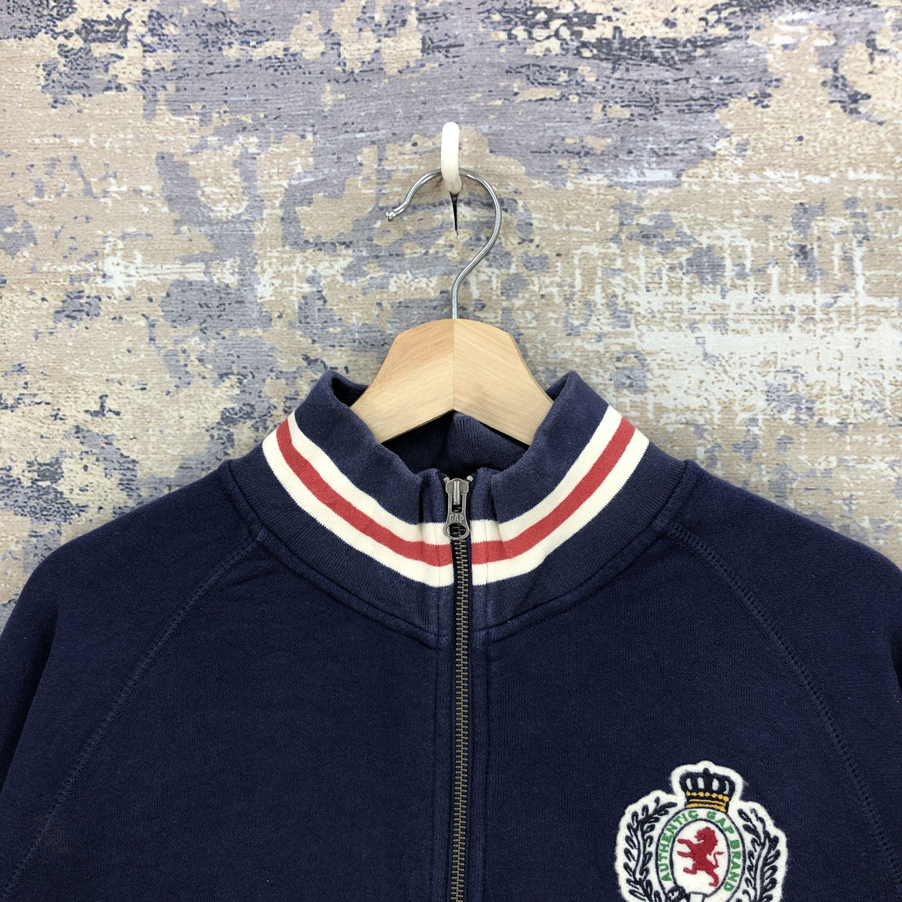 Gap Vintage Y2K GAP Zipper Sweater Zipper Sweatshirt Jumper Size US L / EU 52-54 / 3 - 5 Thumbnail