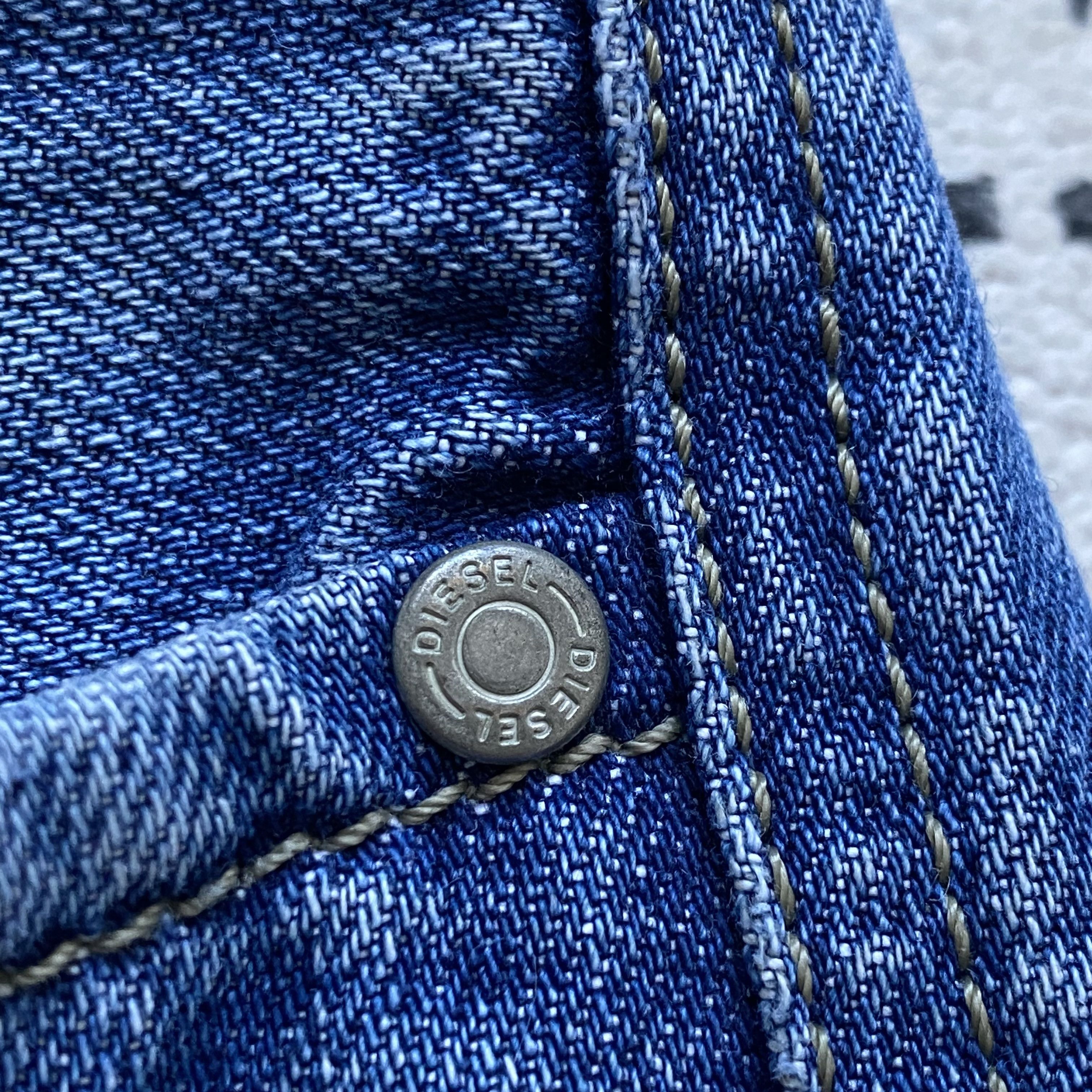 Diesel 👖 Vintage 2000s Diesel Distressed Denim Y2K Retro style Size US 32 / EU 48 - 10 Thumbnail
