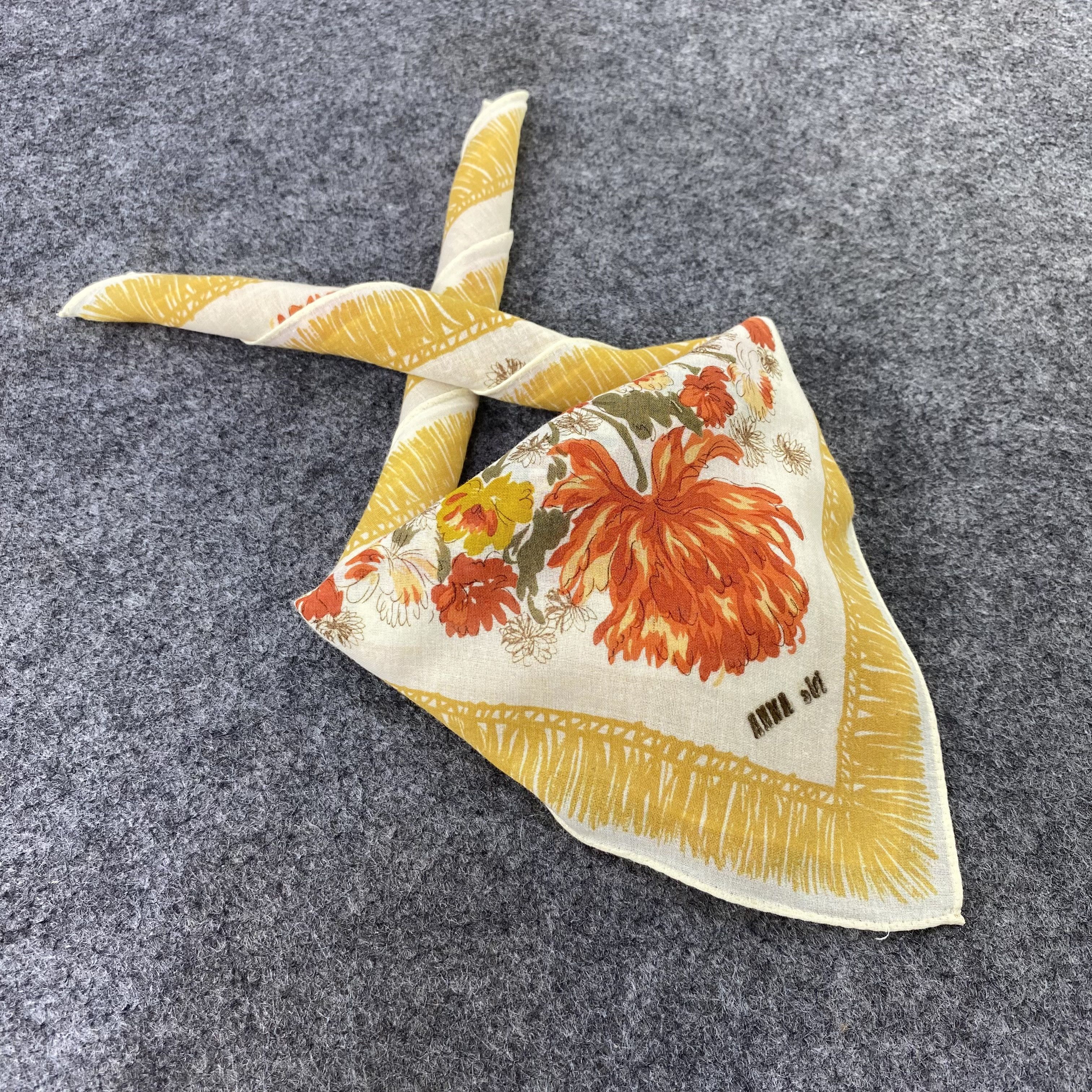 Anna Sui × Vintage Anna Sui Handkerchief / Bandana / Neckerchief-B785 Size ONE SIZE - 1 Thumbnail