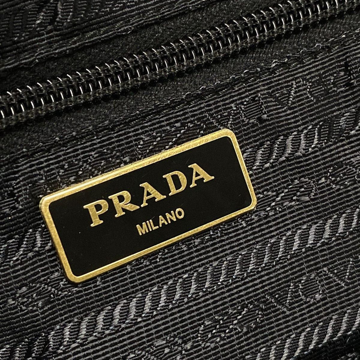 Prada PRADA Triangle Logo Tote Bag Size ONE SIZE - 12 Thumbnail