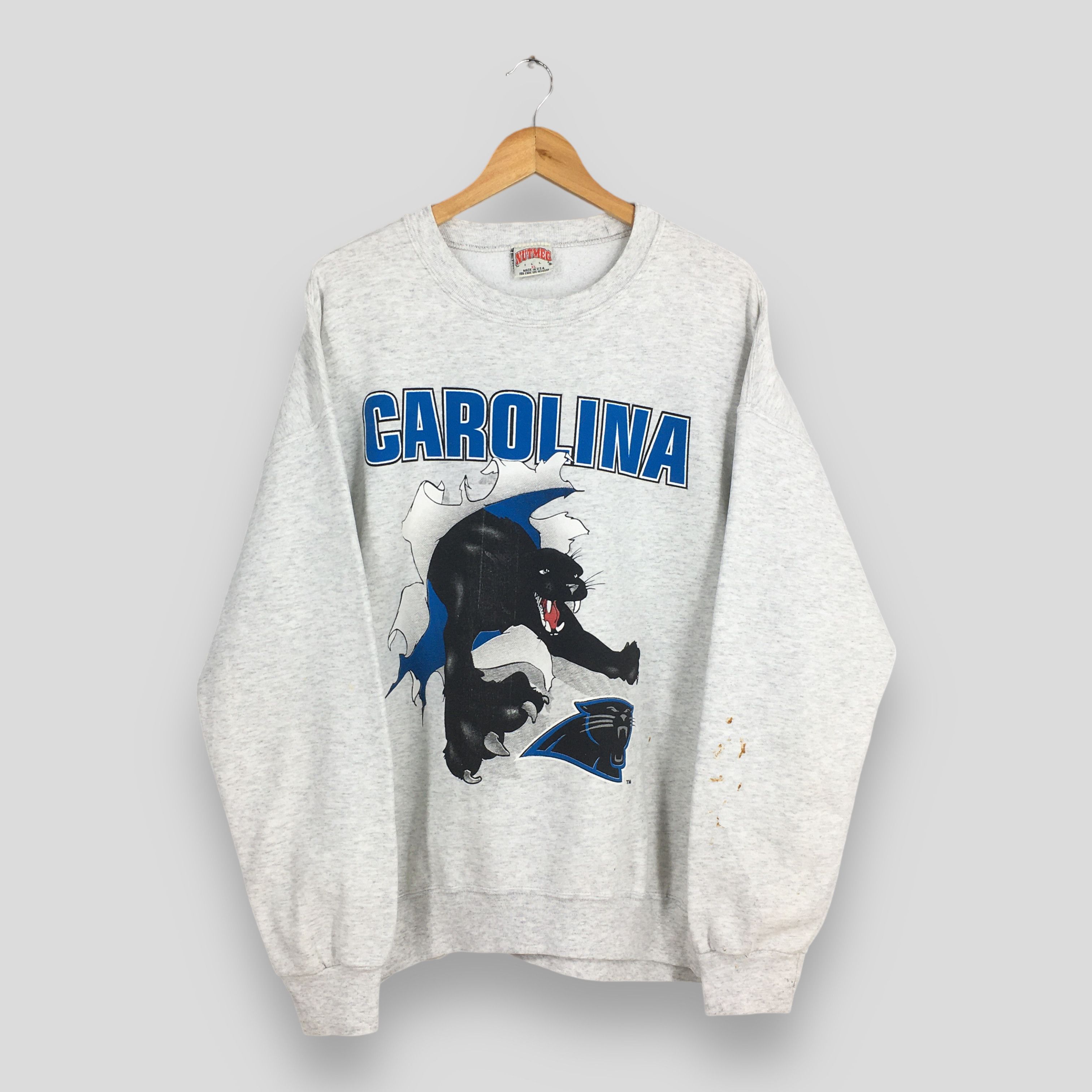 NFL Vintage Carolina Panthers NFL Football Sweatshirt XLarge Size US XL / EU 56 / 4 - 1 Thumbnail