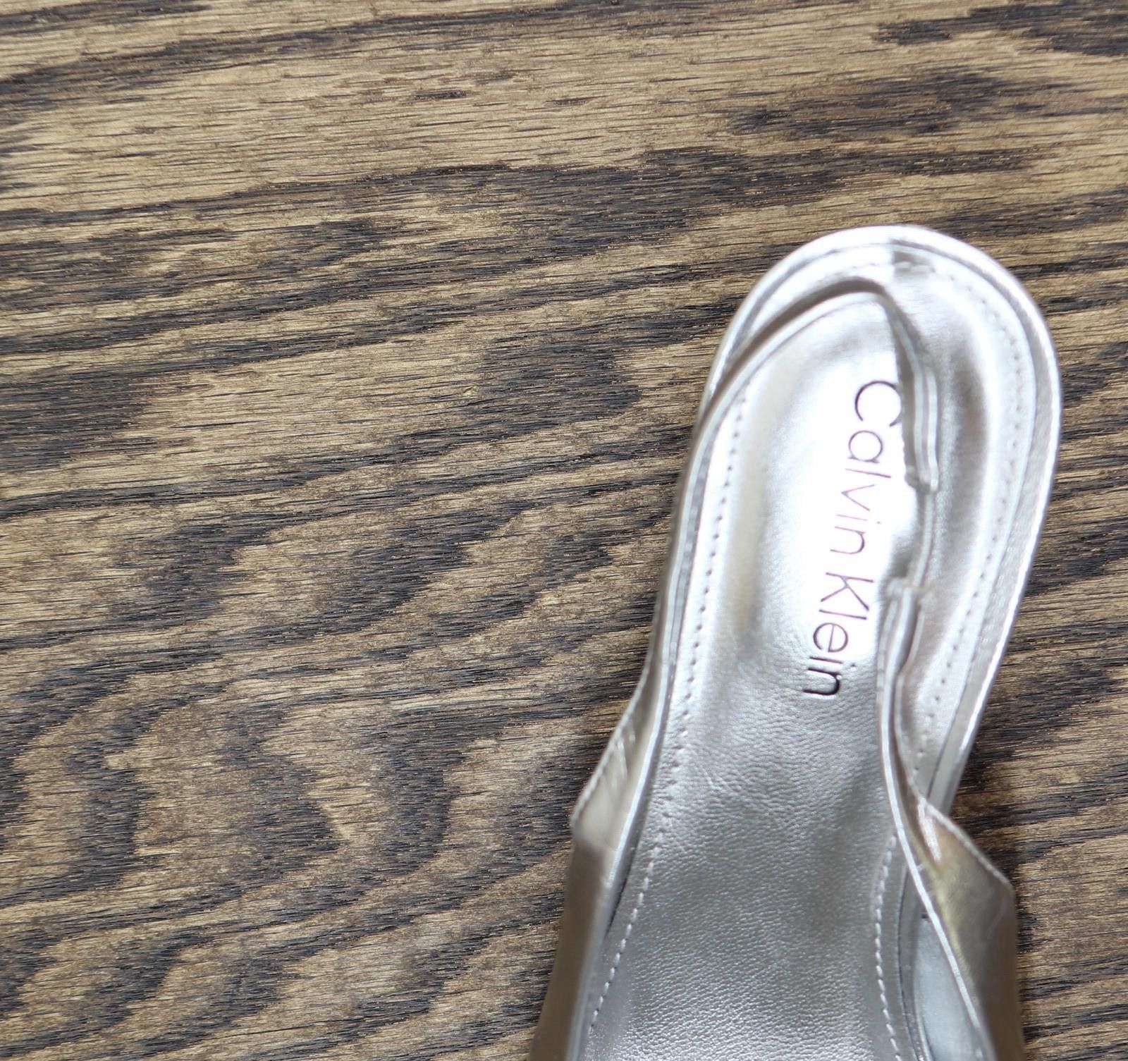 Calvin Klein Calvin Klein Mule Dainty Pumps Kcdainty Silver Gray 7m Size US 7 / IT 37 - 7 Thumbnail