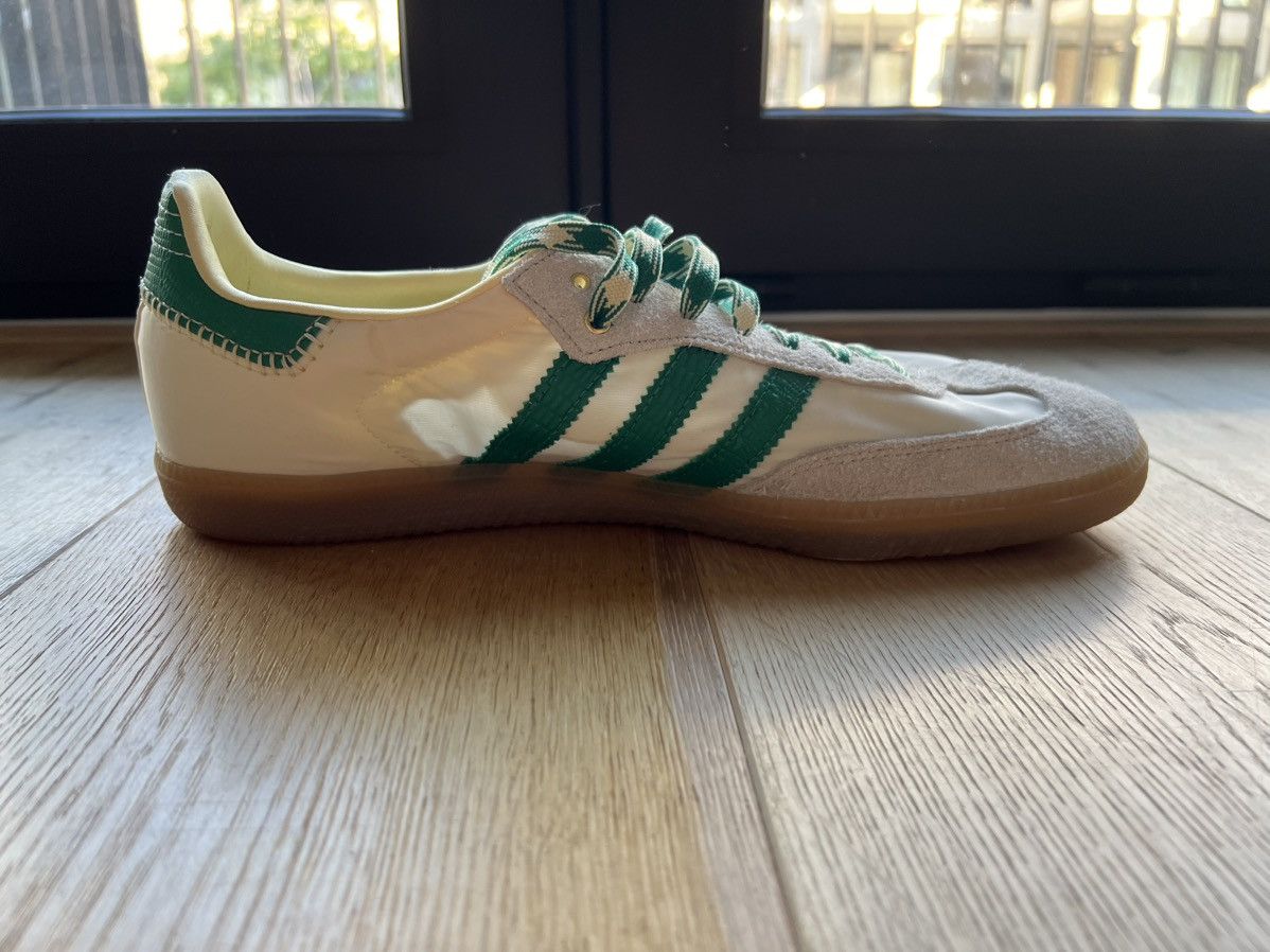 Adidas × Wales Bonner Adidas x Wales Bonner Samba ‘Cream White Bold Green’ Size US 12.5 / EU 45-46 - 8 Thumbnail