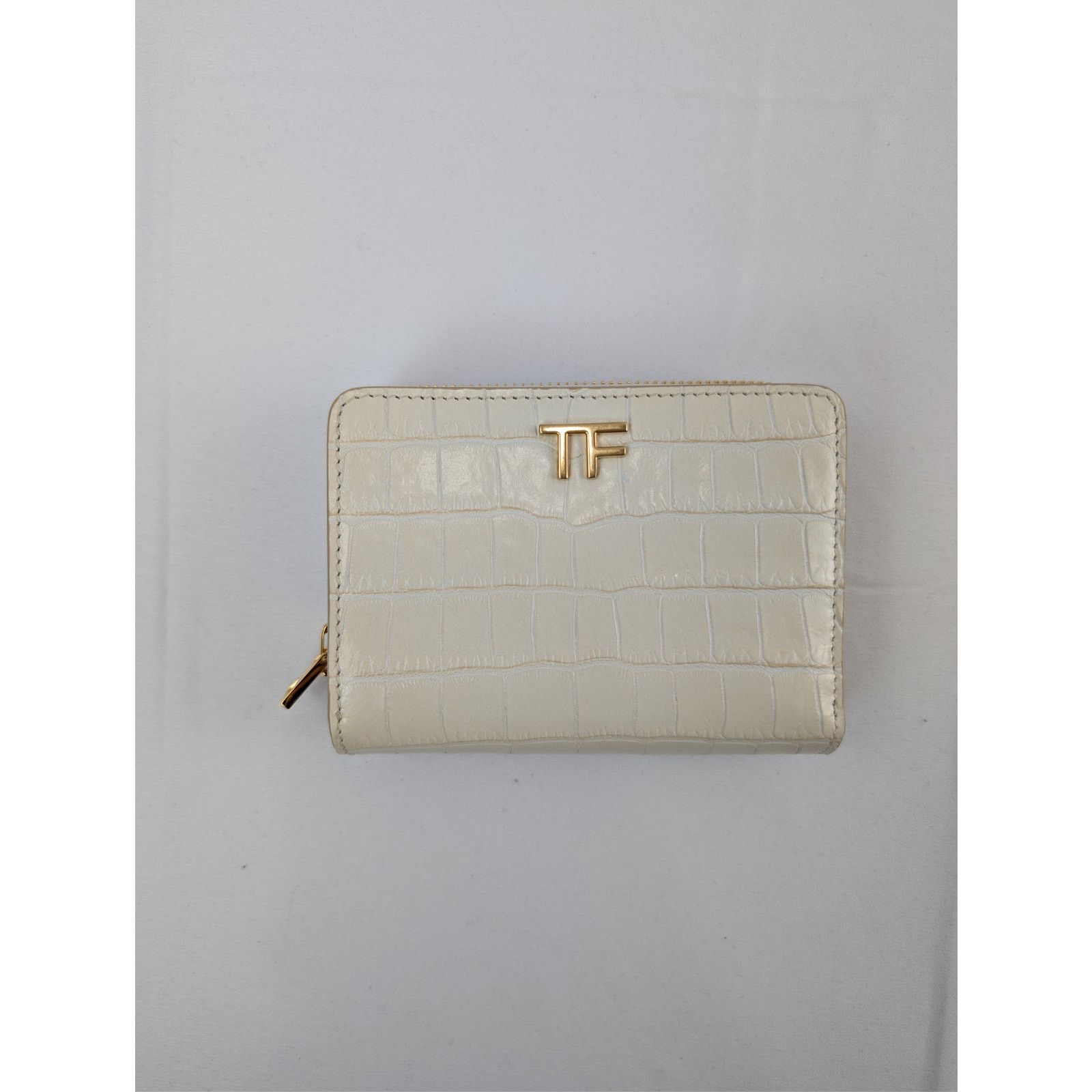 Tom Ford o1rshd1 Size: OS / Zip Wallet in Cream Size ONE SIZE - 1 Thumbnail