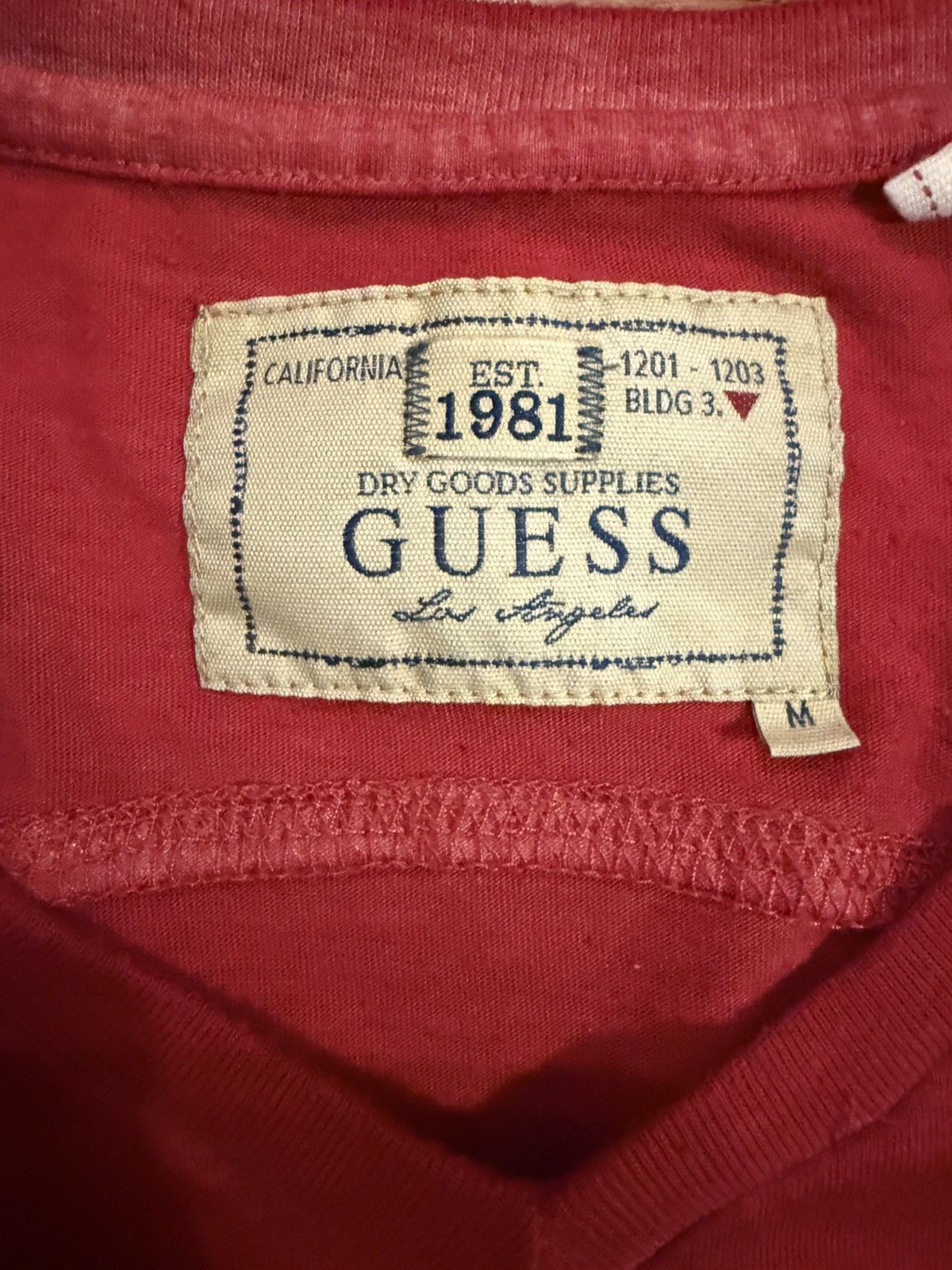 Guess Mens Guess Vintage T-Shirt with Pocket Size US M / EU 48-50 / 2 - 6 Thumbnail