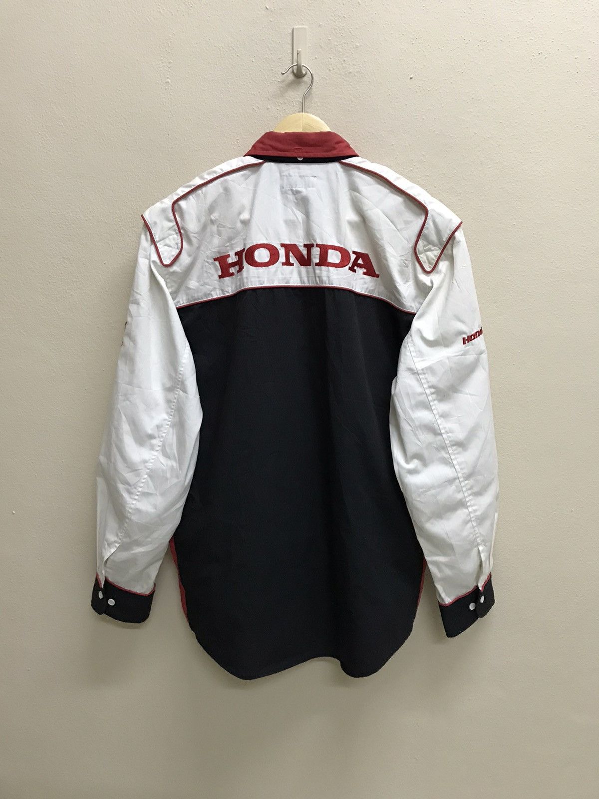 Honda VINTAGE HONDA RACING MOTORSPORT BUTTON UP SHIRT Size US L / EU 52-54 / 3 - 7 Thumbnail