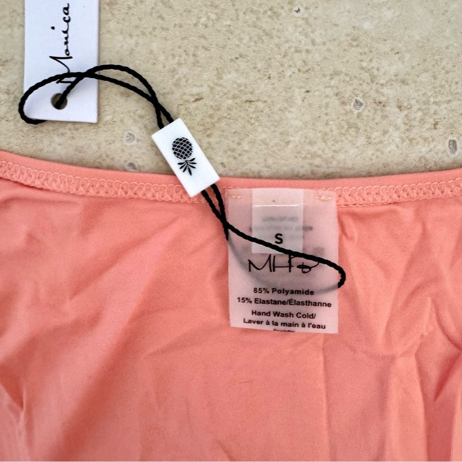 Other NWT! Monica Hansen Beachwear, One Piece, Peach Color, Size S Size S / US 4 / IT 40 - 7 Thumbnail