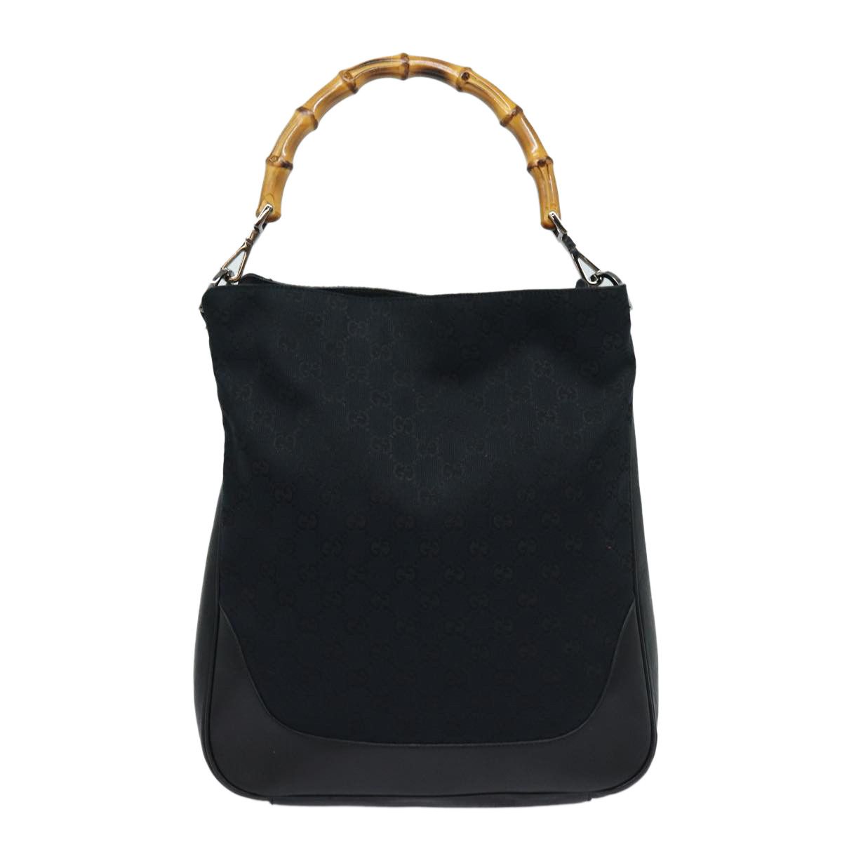Gucci Marmont Gm Black Canvas Handbag (Pre-Owned) Size ONE SIZE - 1 Thumbnail