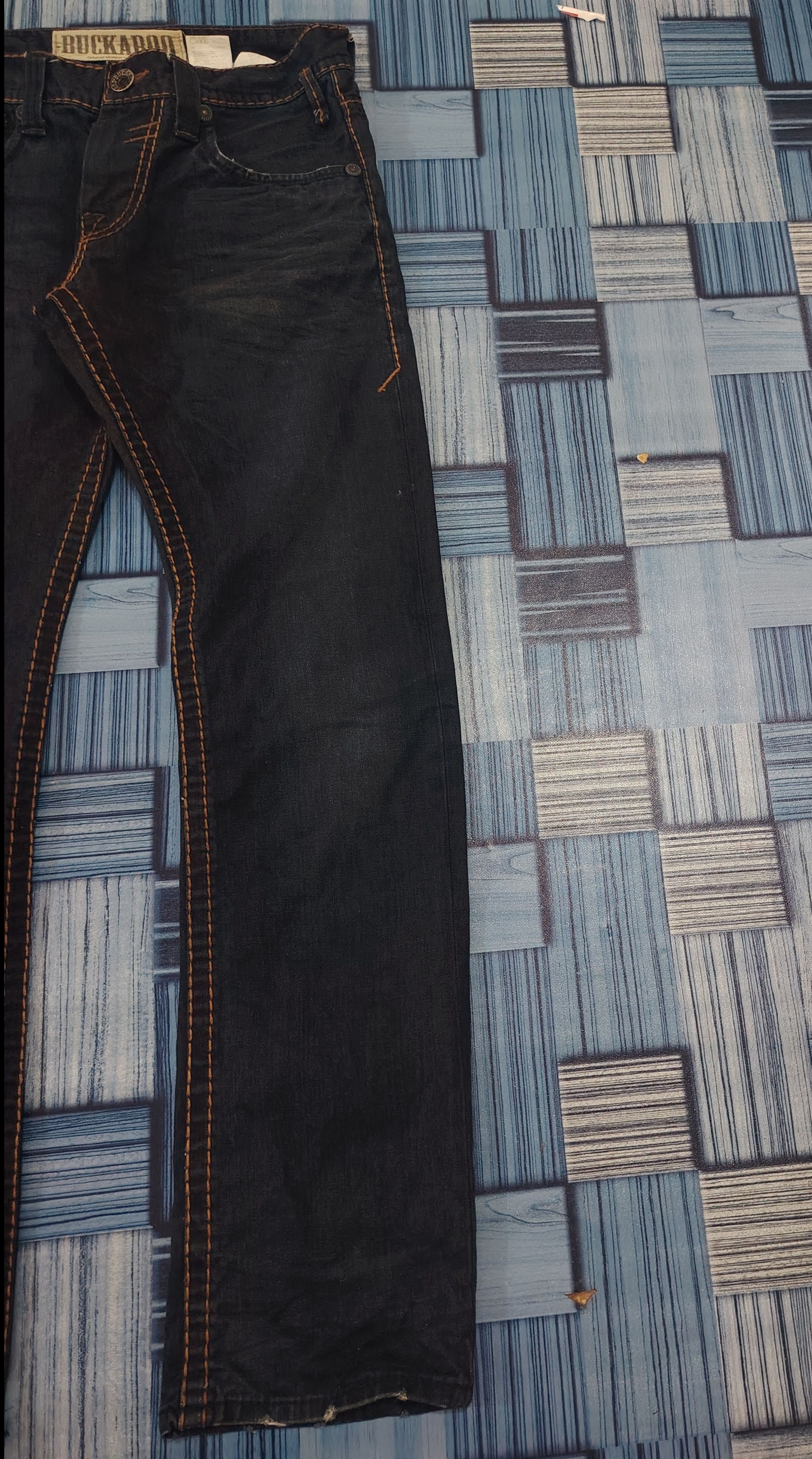 BUCKAROO Japanese Buckaroo Jeans Brown Stitch Size US 32 / EU 48 - 3 Thumbnail