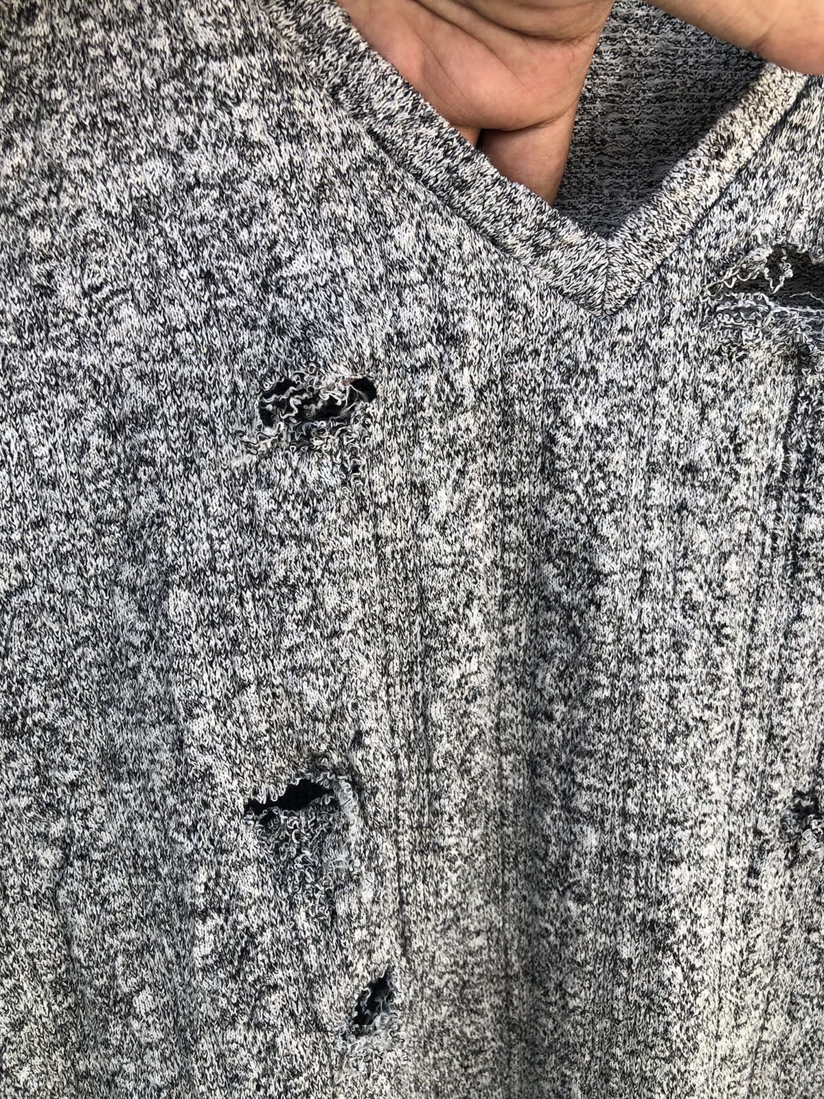 Hysteric Glamour × If Six Was Nine × Japanese Brand Smanticdesign-Distressed Snake Cable Knitwear Size US L / EU 52-54 / 3 - 5 Thumbnail