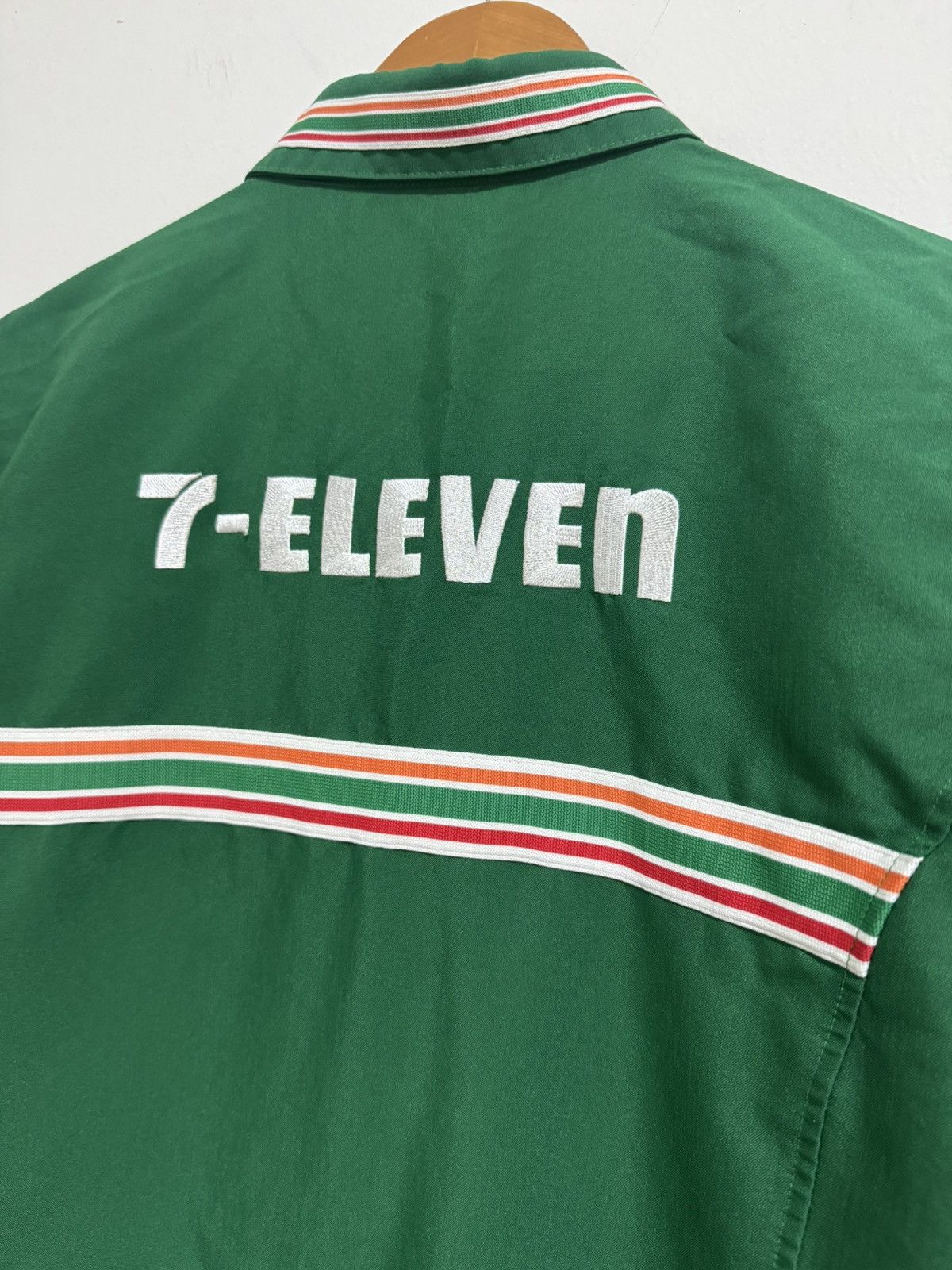 Japanese Brand × Uniform Wares × Vintage 7-Eleven Japan Green Uniform Size US M / EU 48-50 / 2 - 7 Thumbnail